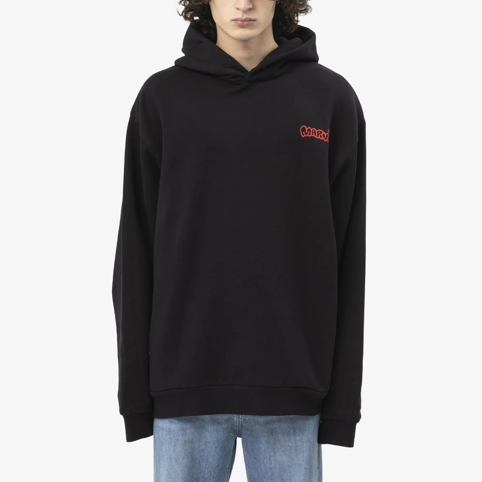 MARNI Piggy Oversize Hoody Black - 1