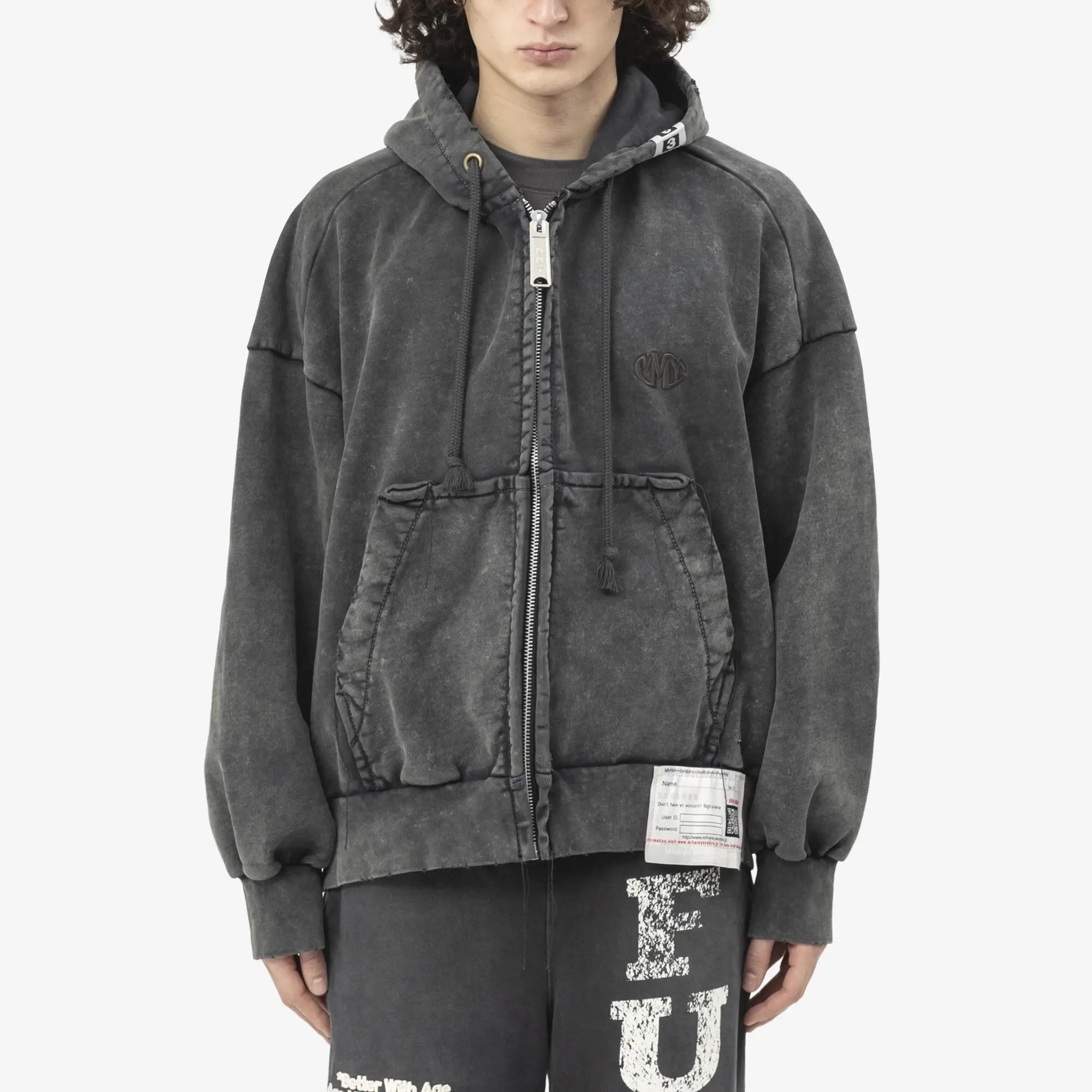 Mihara Yasuhiro Amateur Sewn Wide Back Parka Black - 1