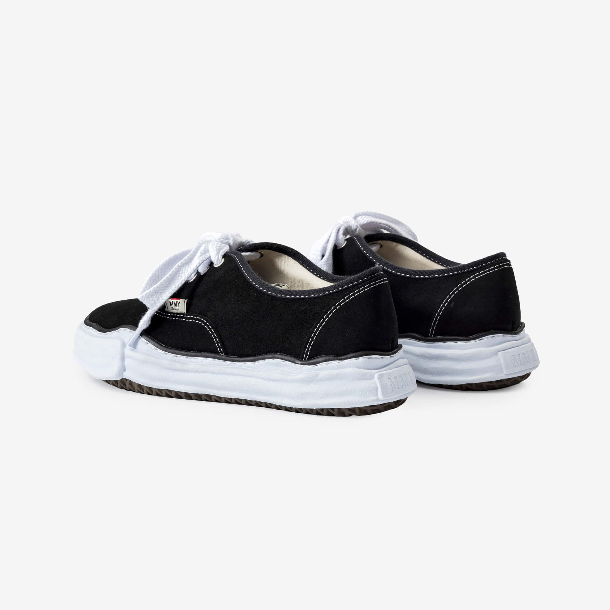 Mihara Yasuhiro Baker Suede Low-Top Sneakers Black-5