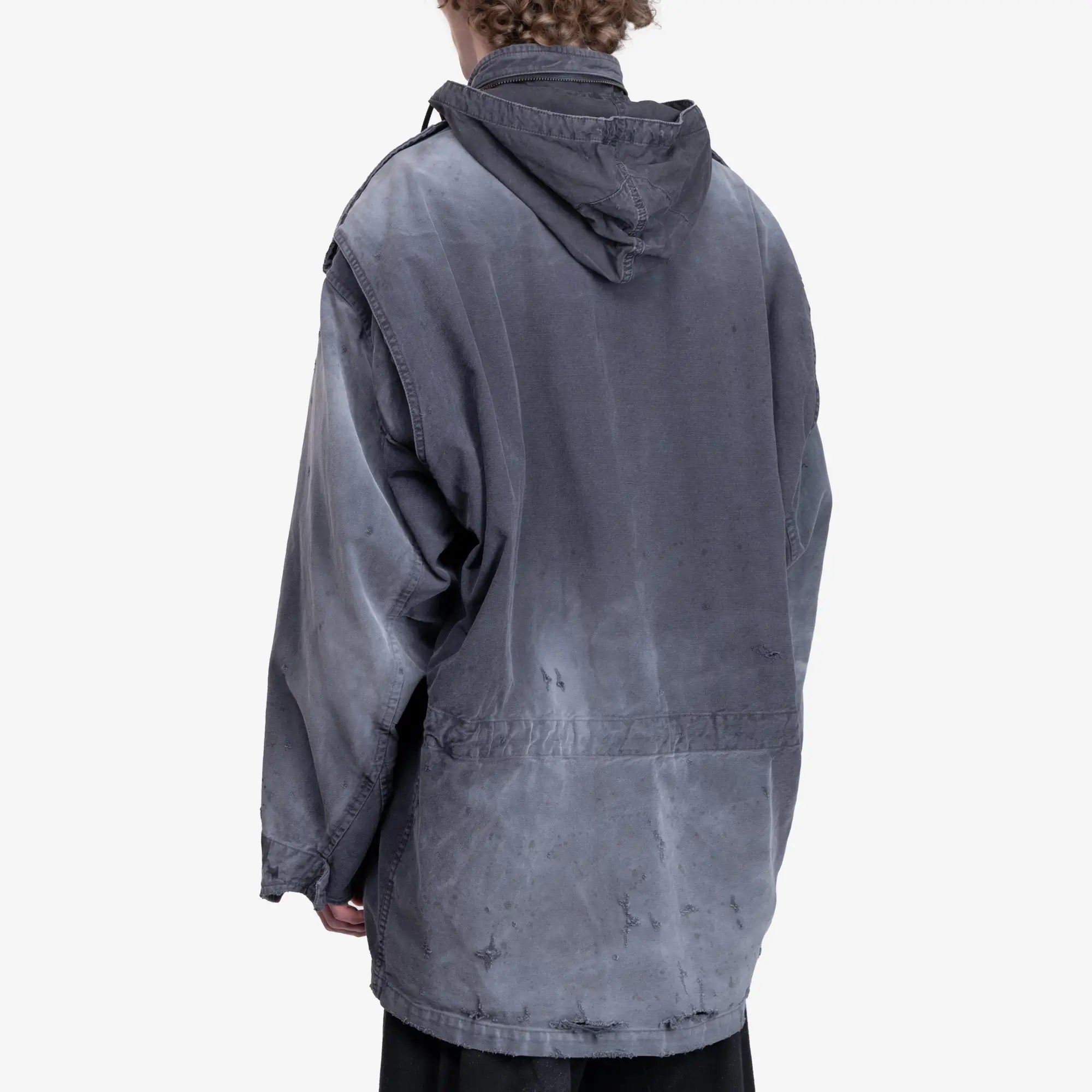 Mihara Yasuhiro Distressed M - 65 Jacket Black - 4