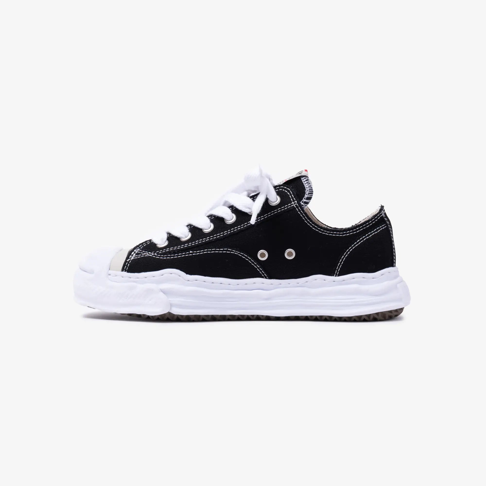 Mihara Yasuhiro Hank Canvas Low - Top Black Sneakers Black - 4