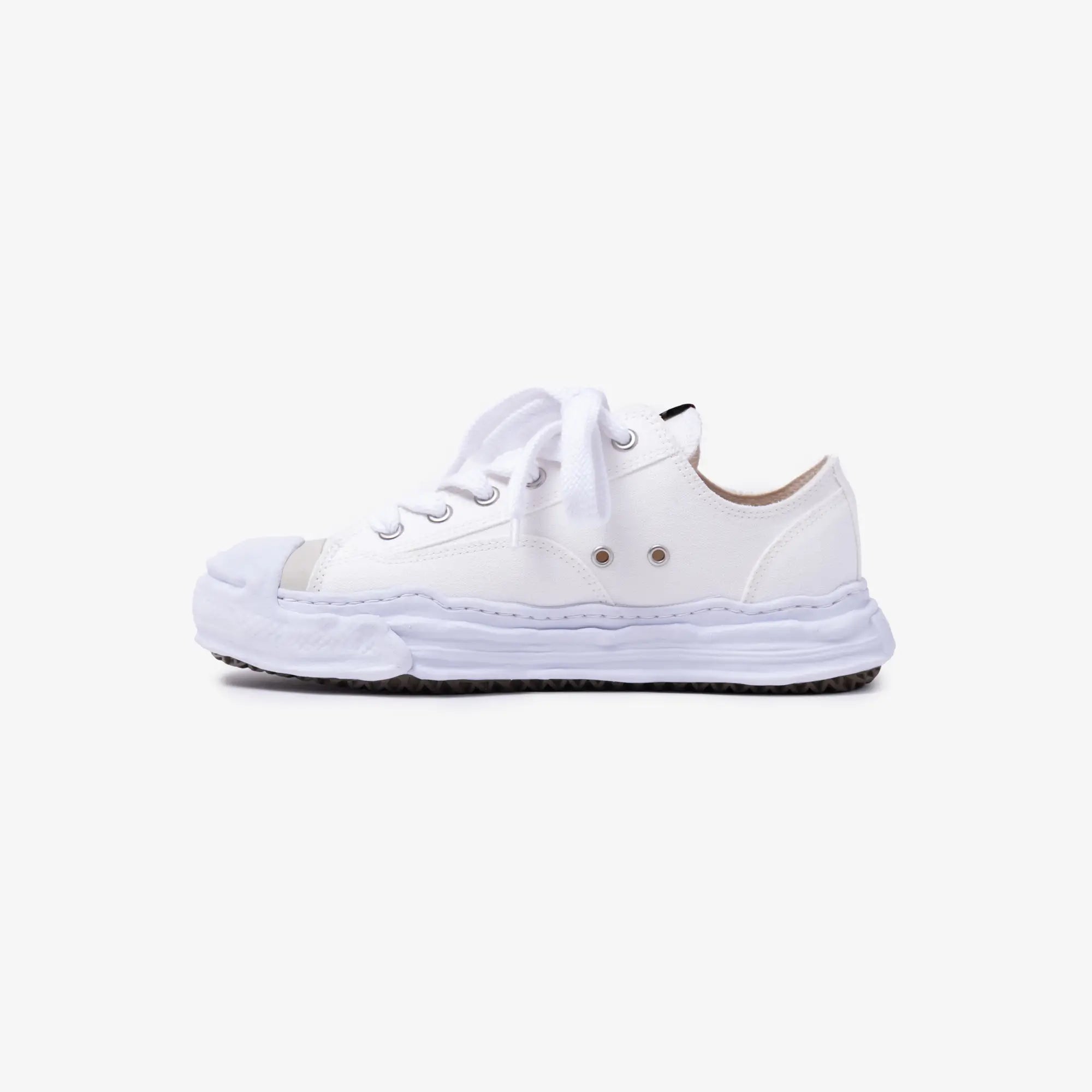 Mihara Yasuhiro Hank Canvas Low - Top White Sneakers White - 4