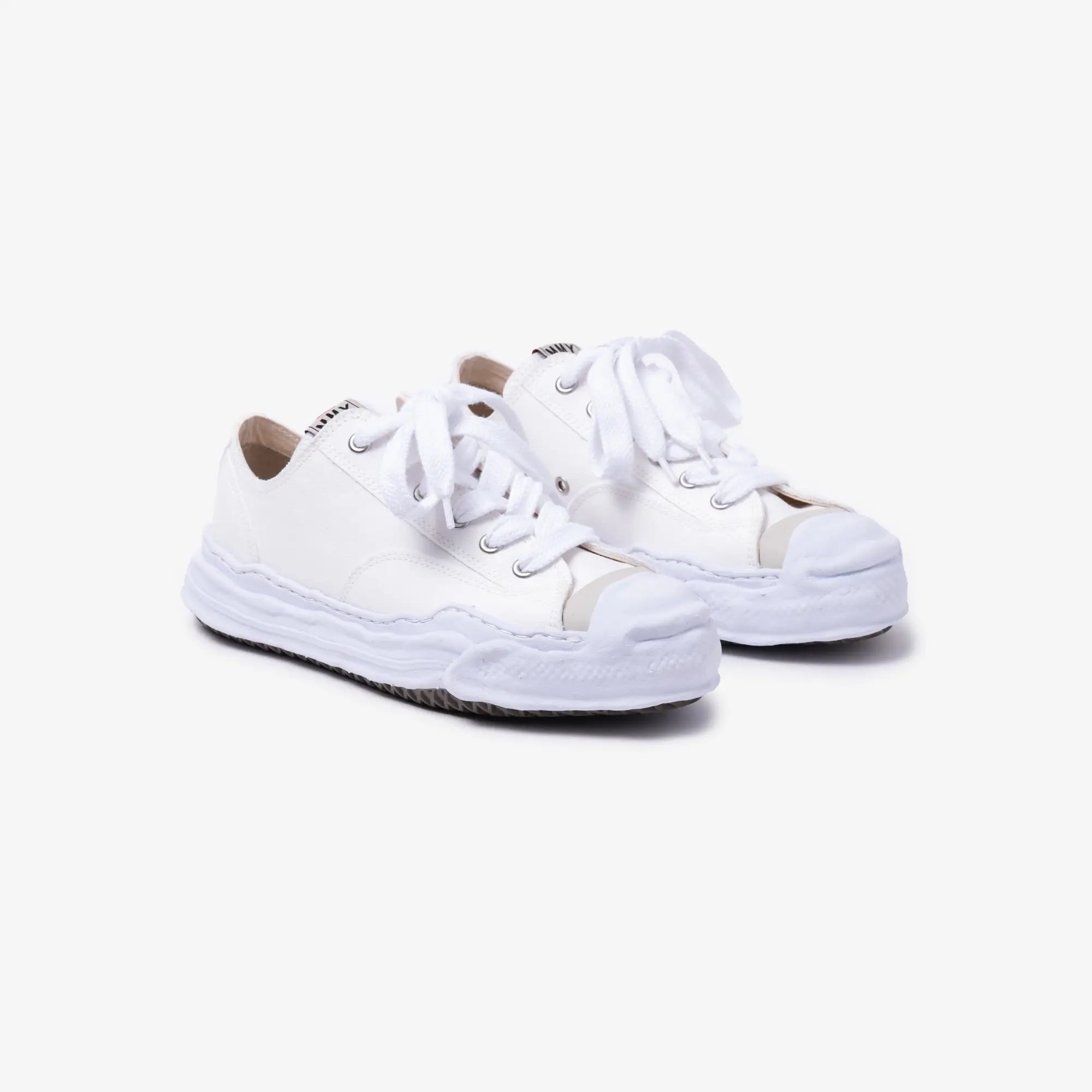 Mihara Yasuhiro Hank Canvas Low - Top White Sneakers White - 1