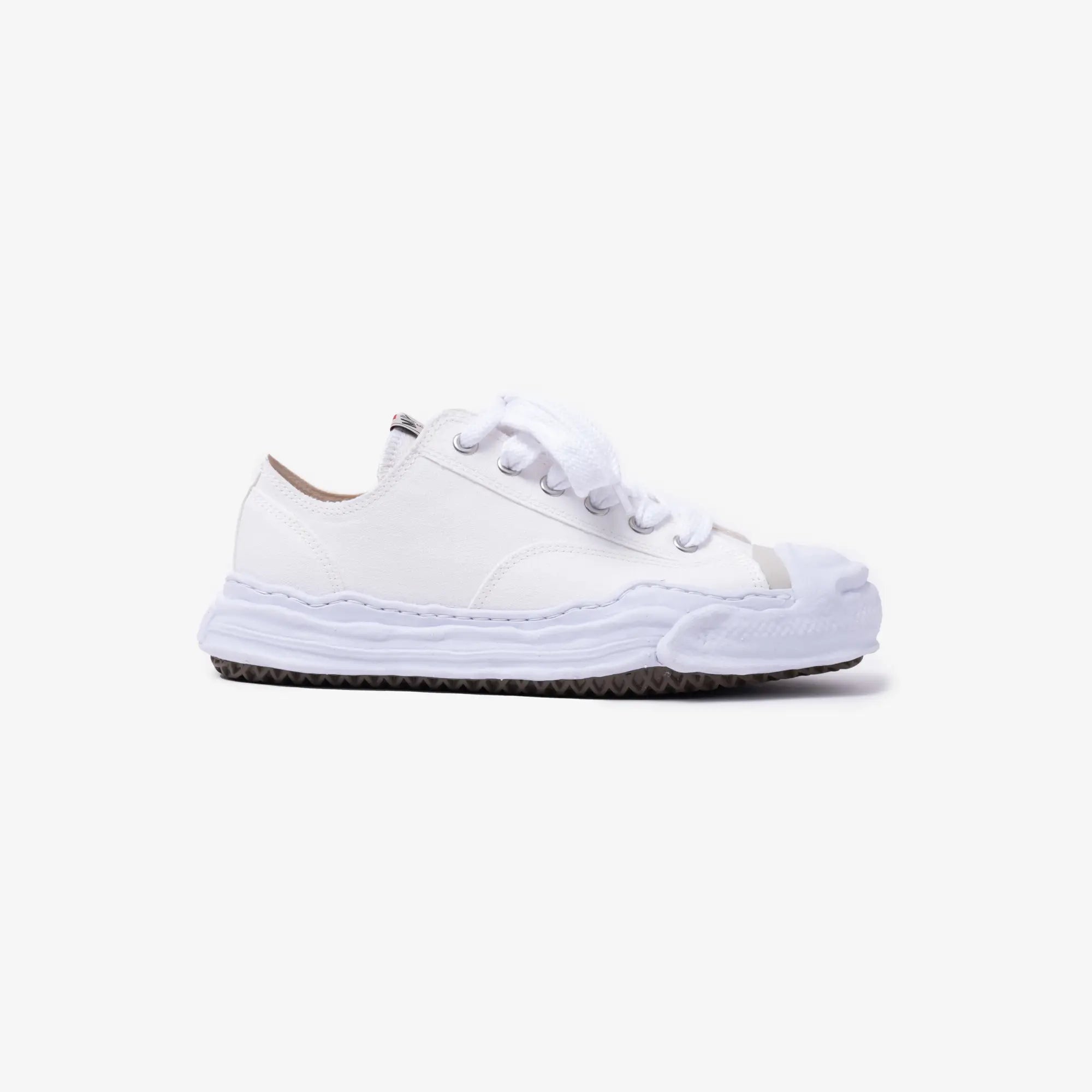 Mihara Yasuhiro Hank Canvas Low - Top White Sneakers White - 3