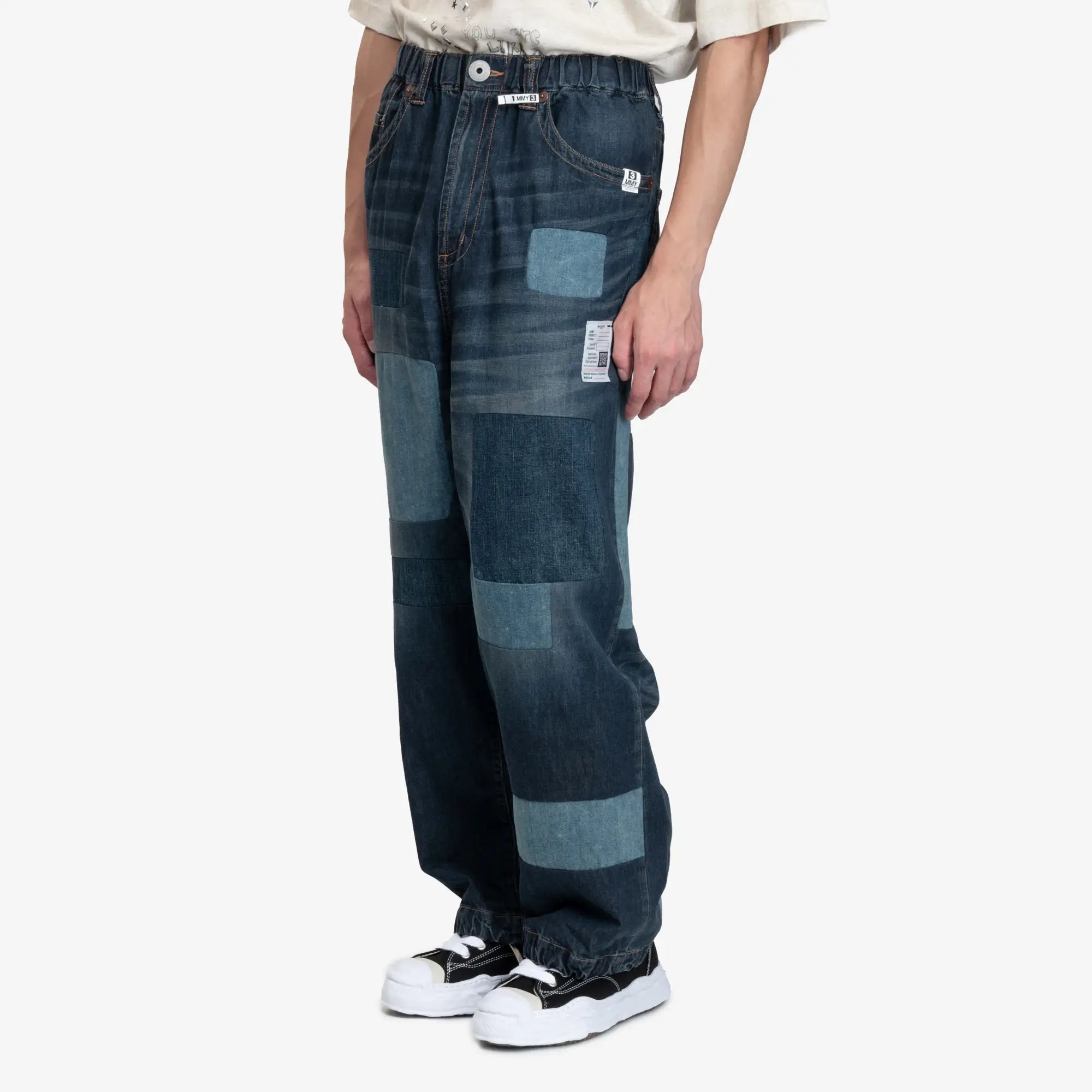 Mihara Yasuhiro Patchwork Jeans Indigo - 3