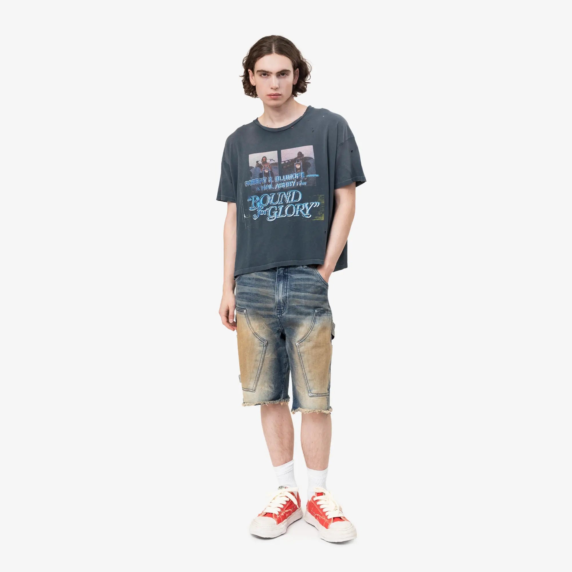 Mihara Yasuhiro Peterson 23 Canvas Low - Top Sneakers Red - 6