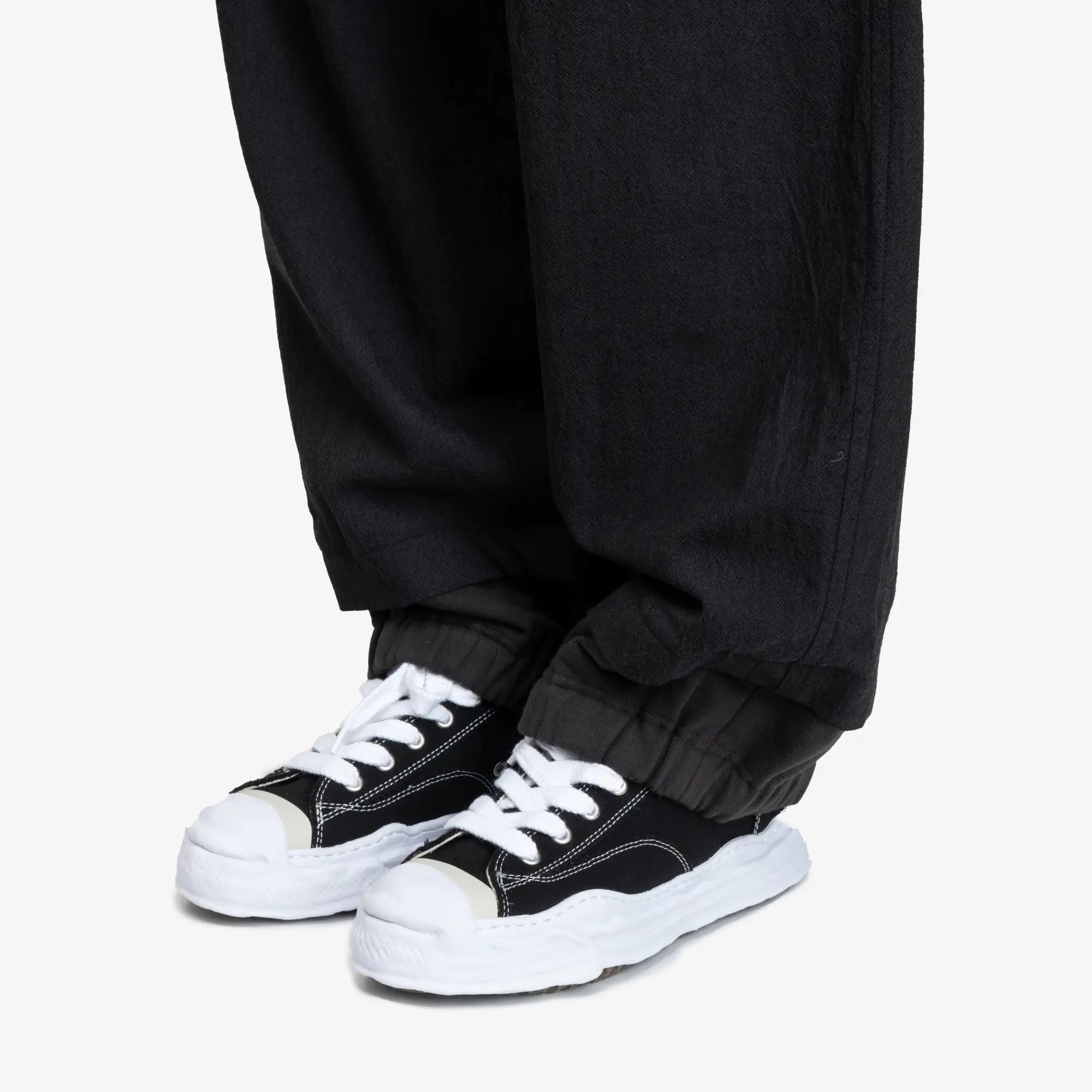 Photo of Mihara Yasuhiro Sleeve Layered Wool Trousers - 6