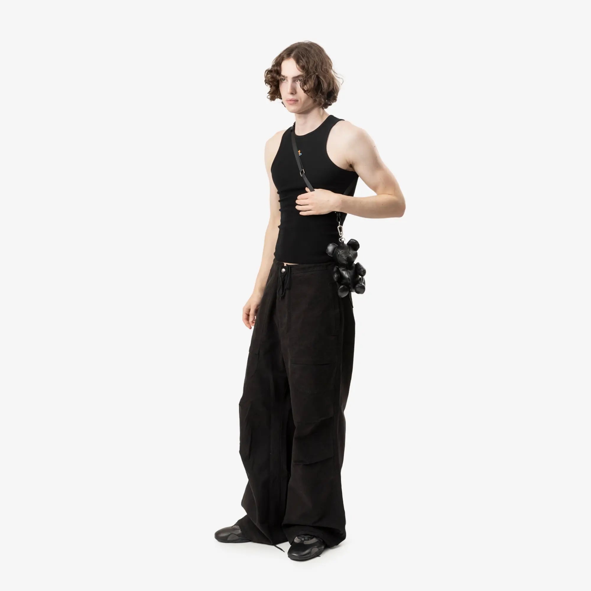 Mihara Yasuhiro Small Bear Bag Black - 2