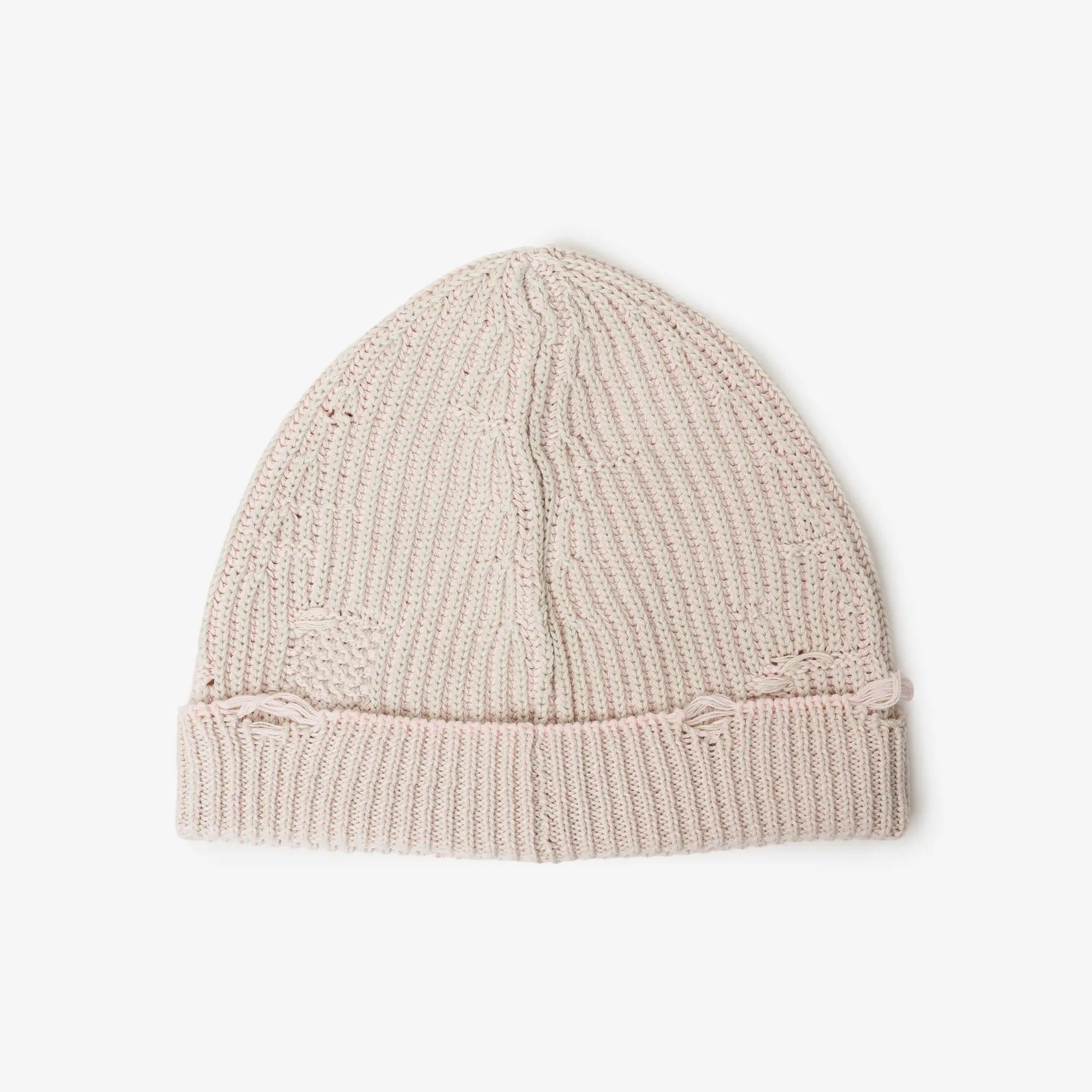 MM6 Amended Optical Rib Beanie Light Grey Rose - 3