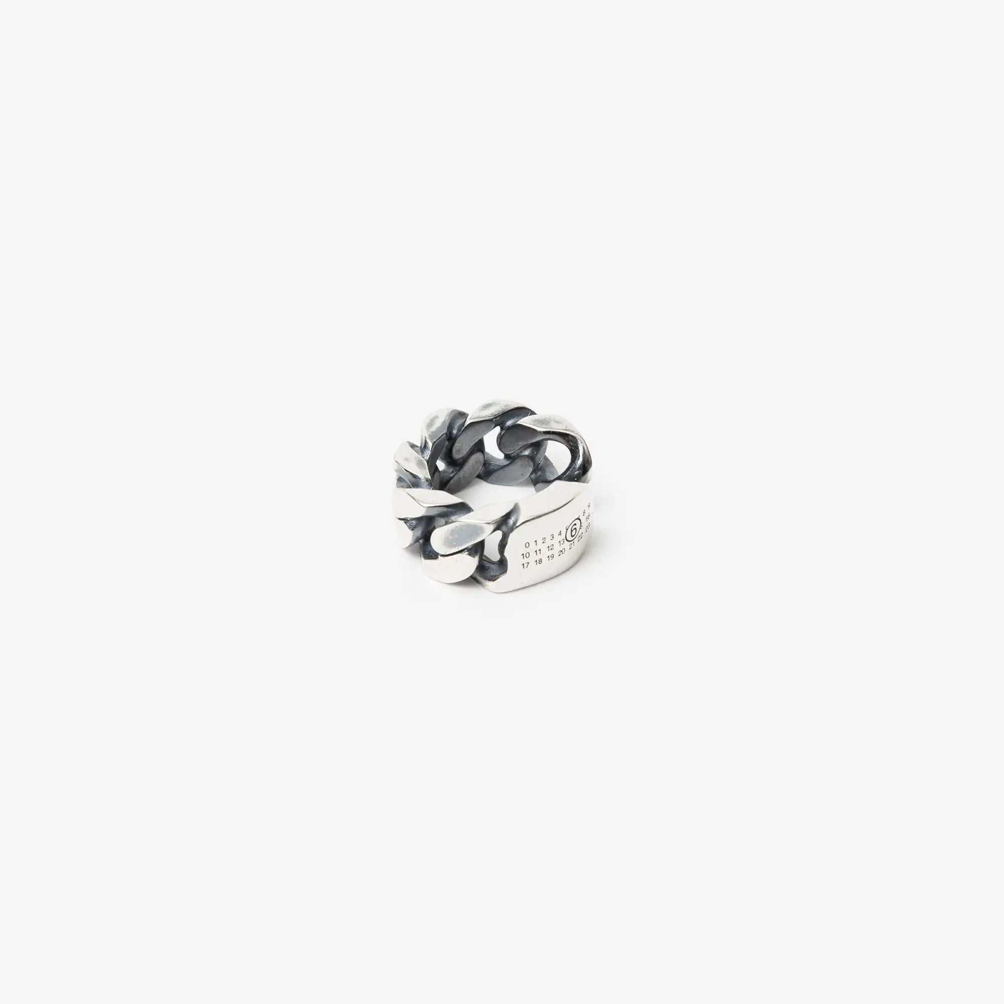 MM6 Chain ID Earrings Gray - 2
