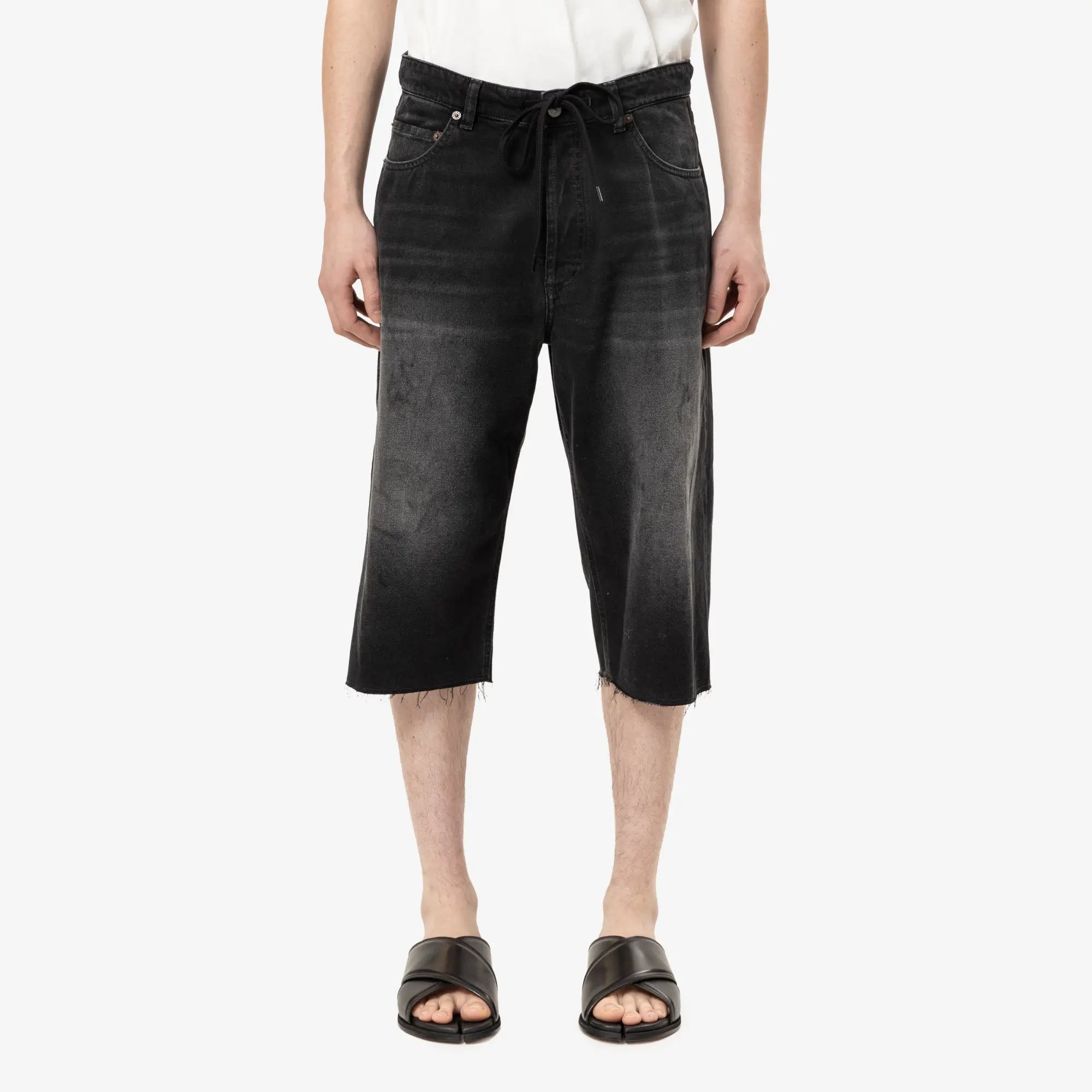 MM6 Denim Shorts Black - 1