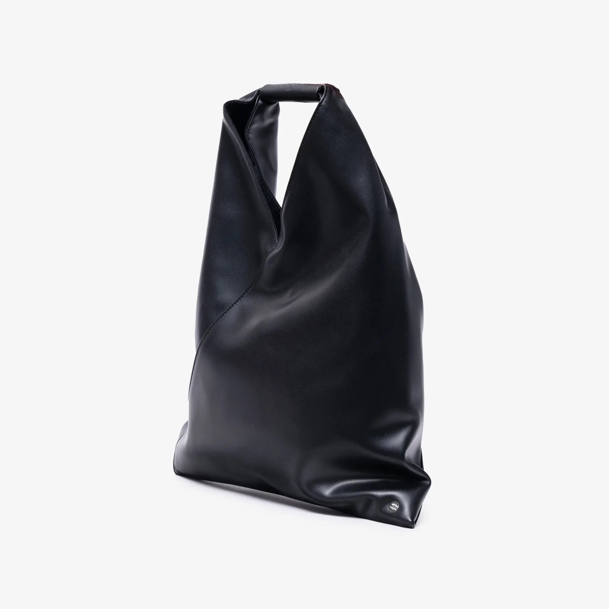 MM6 Faux Leather Small Japanese Bag Black - 4