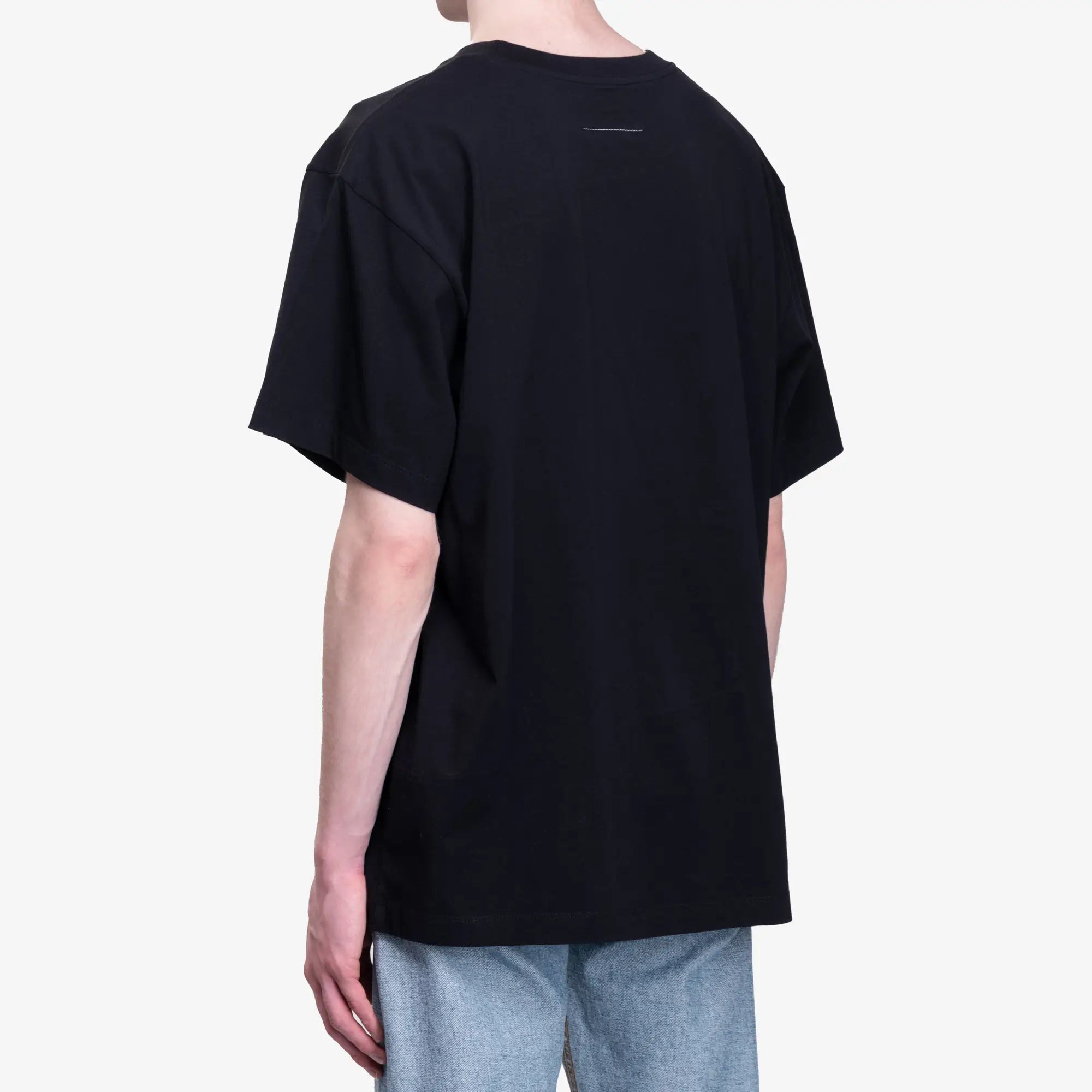 MM6 Front Label T-Shirt Black - 4