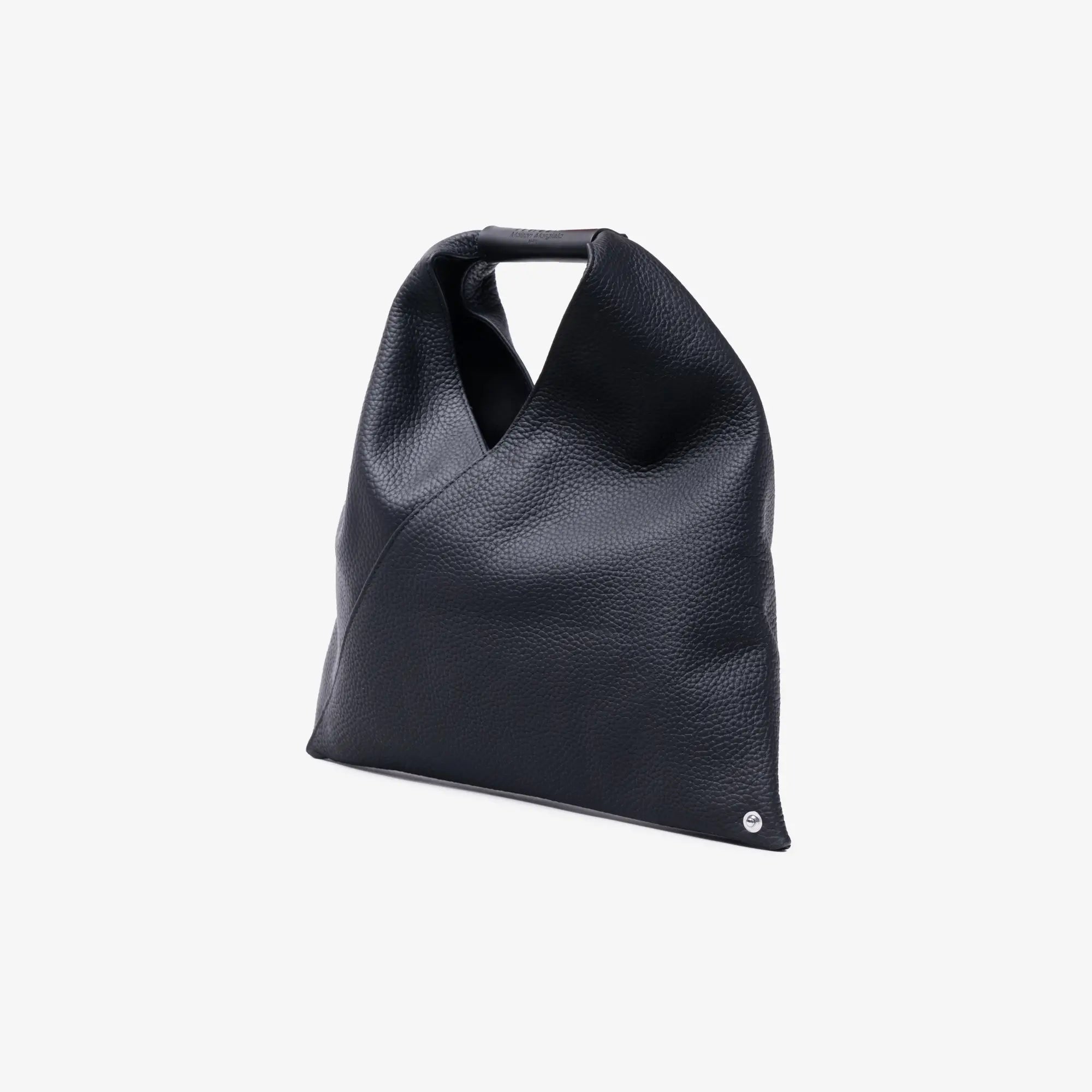 MM6 Grainy Leather Mini Japanese Bag Black - 3