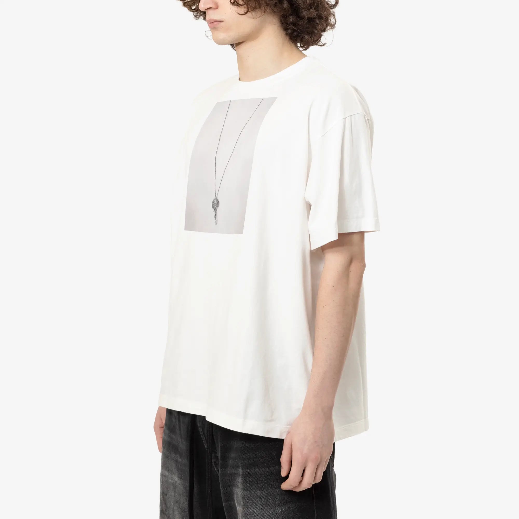 MM6 MM6 Key T-Shirt Off White - 3