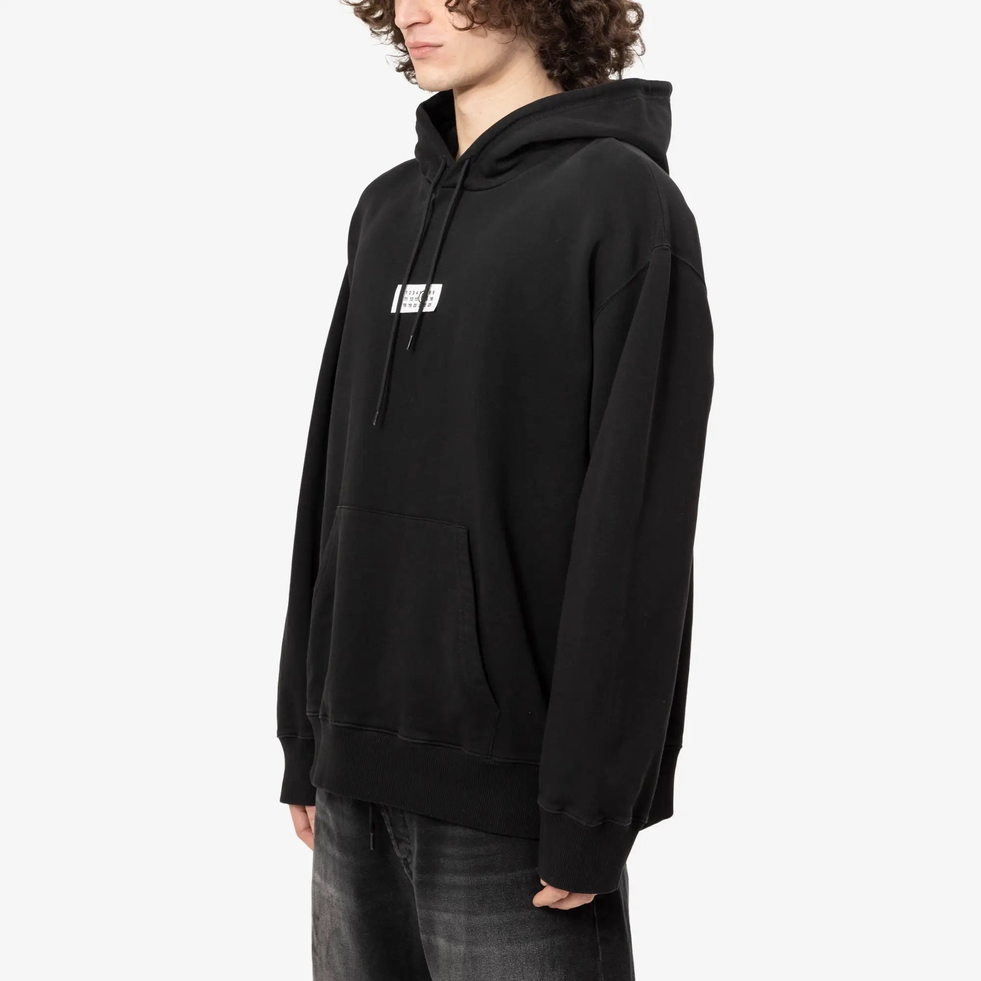 MM6 Numeric Hoody Black - 3