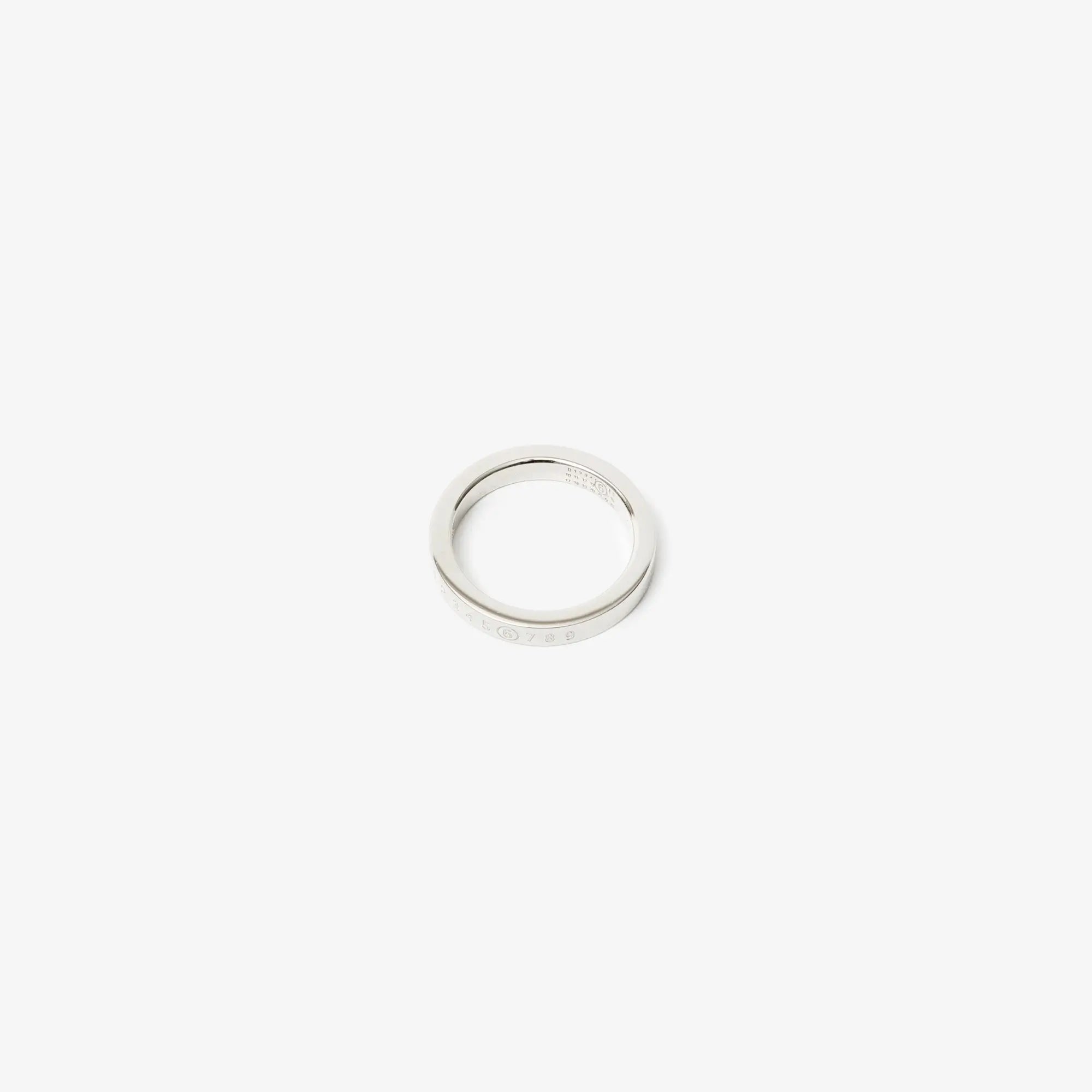 MM6 Numeric Minimal Signature 3mm Ring Polished Palladio - 3