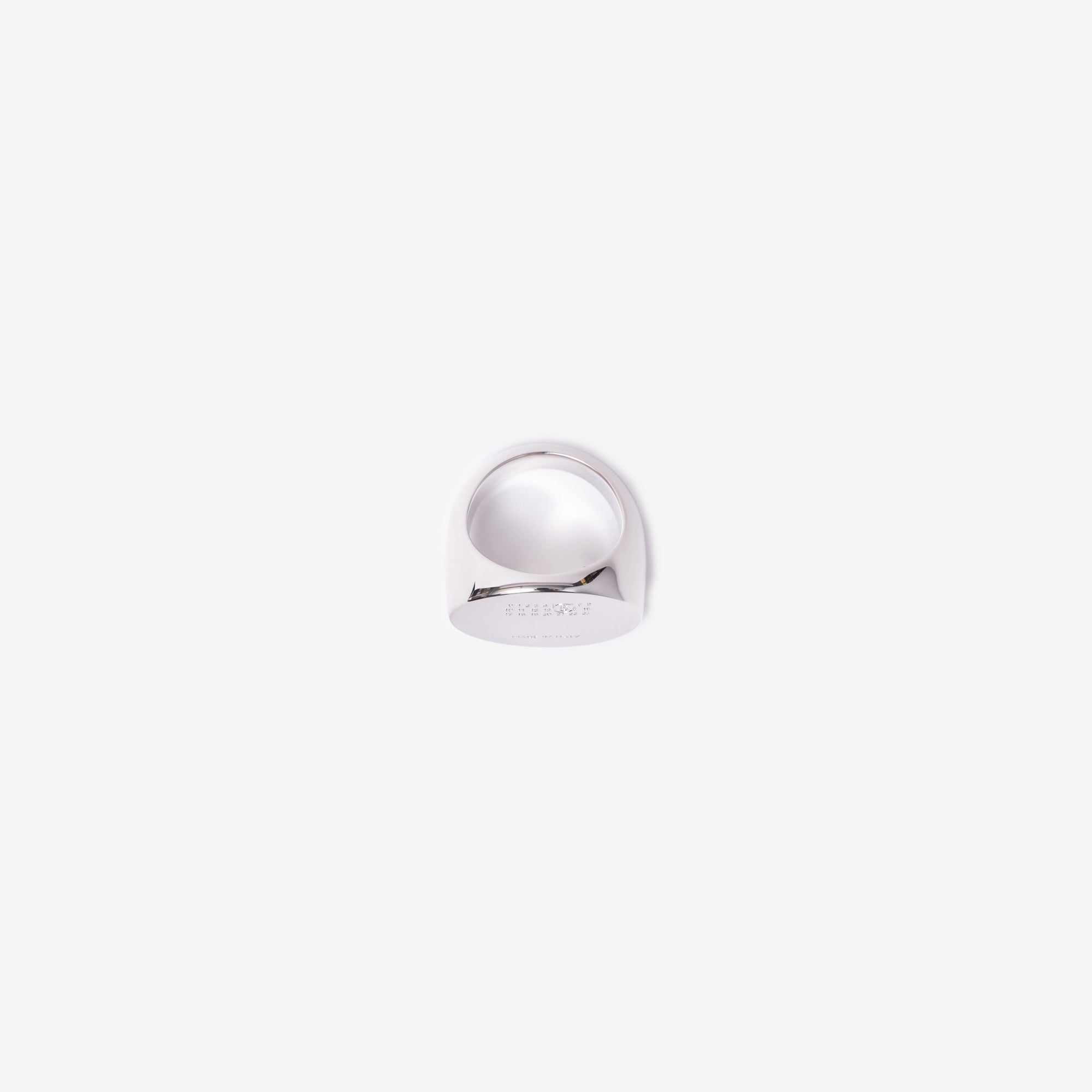 MM6 Numeric Oval Ring Palladio - 2