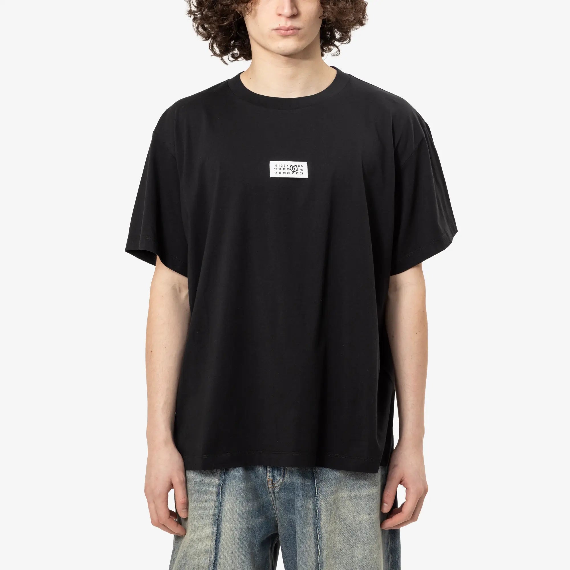 MM6 Numeric T-Shirt Black - 1