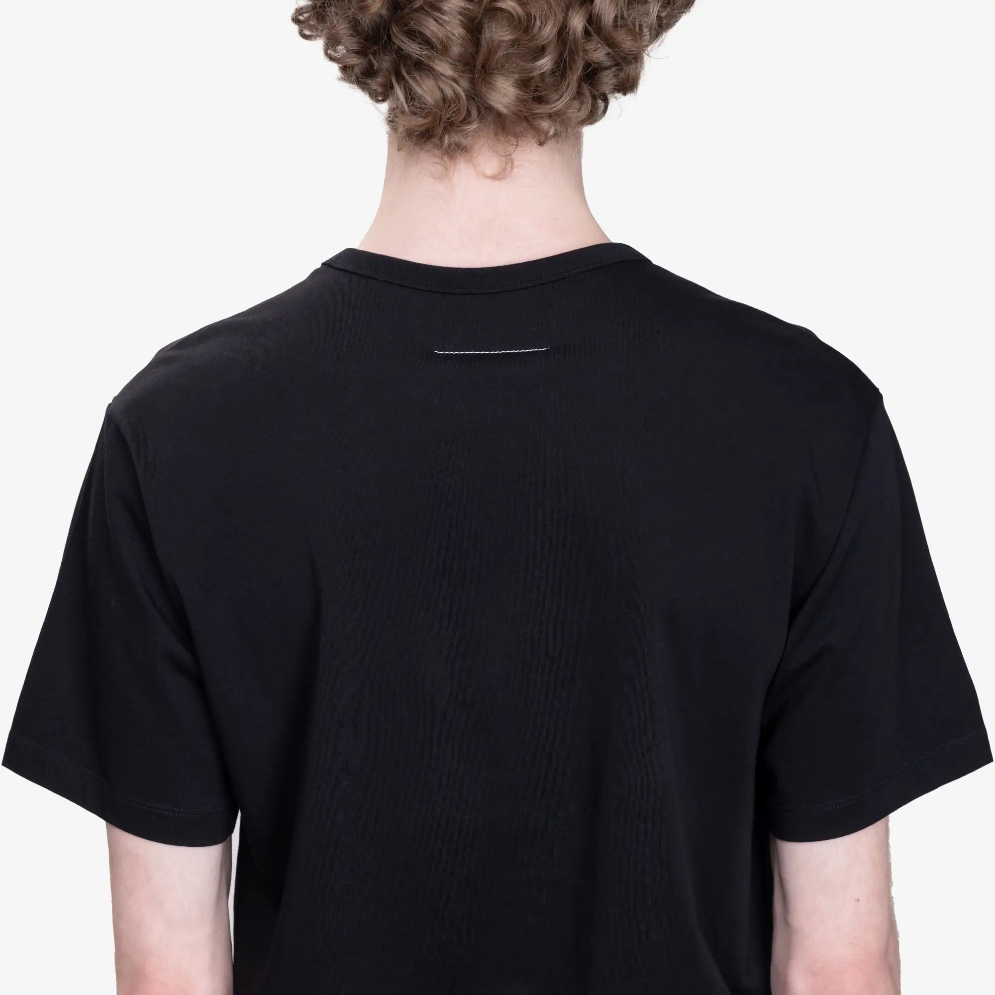 MM6 Outline Logo T-Shirt Black - 6