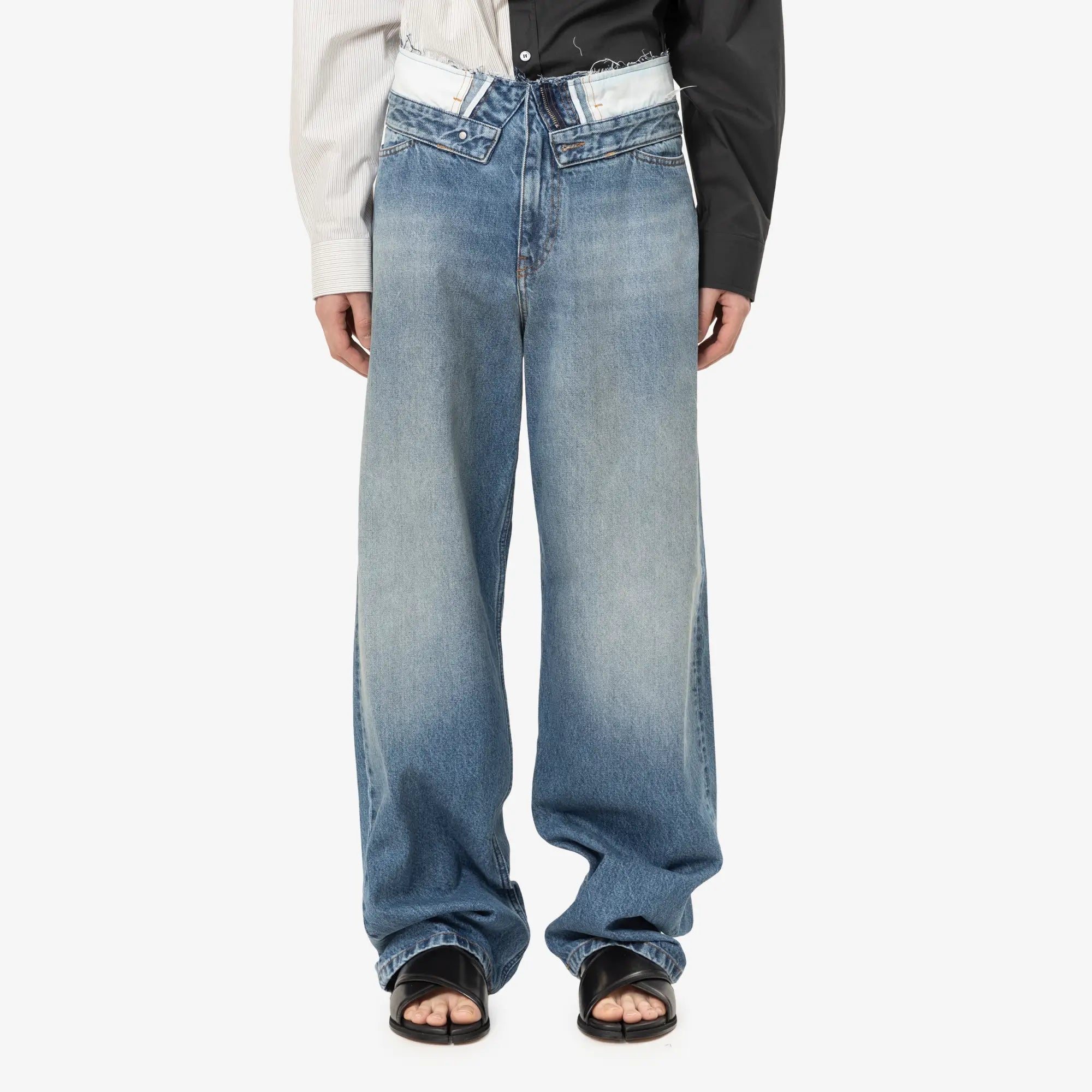 MM6 Straight Leg Jeans Light Blue - 1