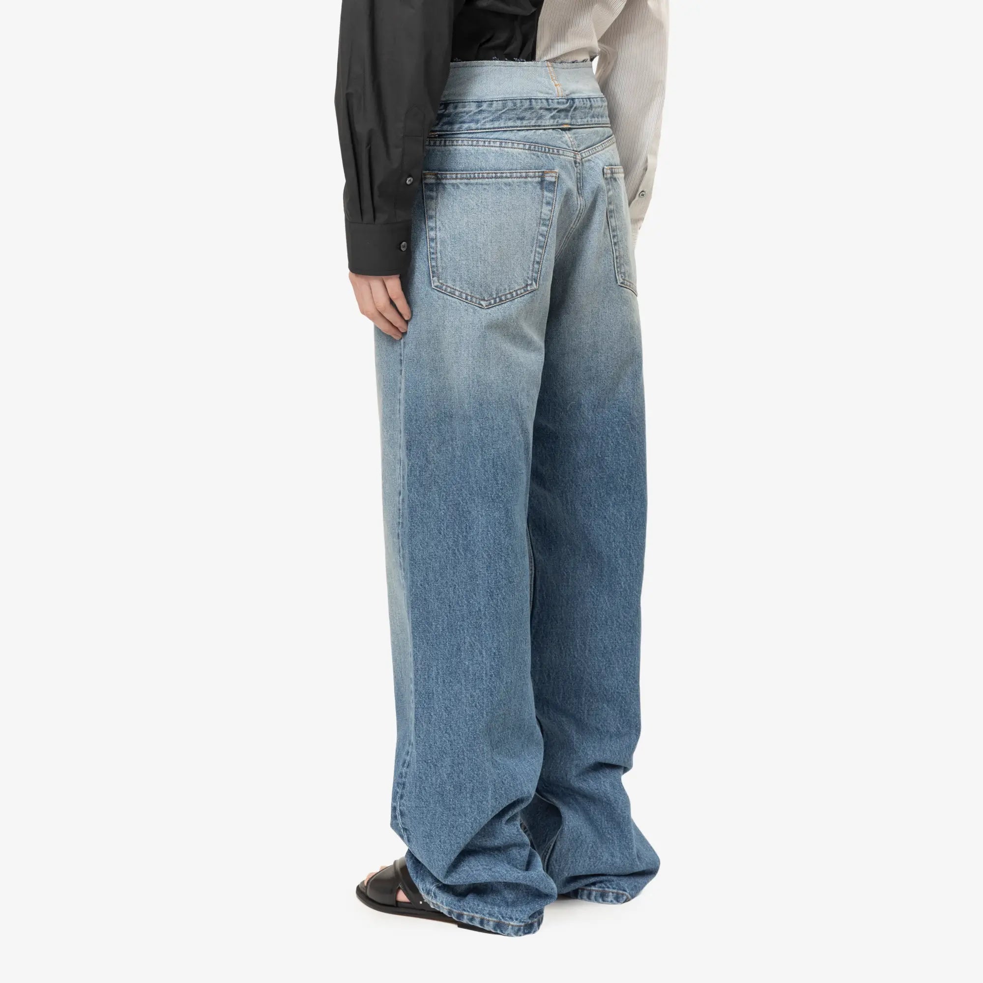 MM6 Straight Leg Jeans Light Blue - 4