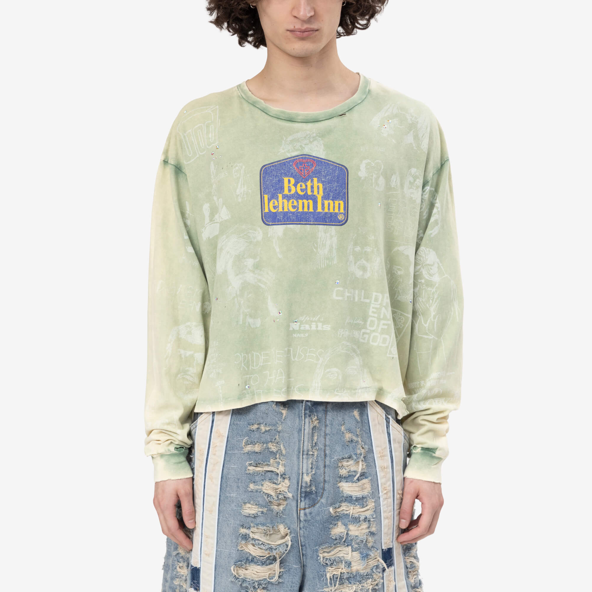 Paly Bethlehem LS T-Shirt Light Green - 1