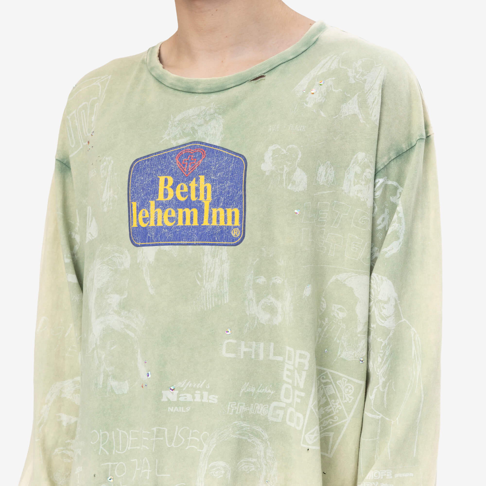 Paly Bethlehem LS T-Shirt Light Green - 5