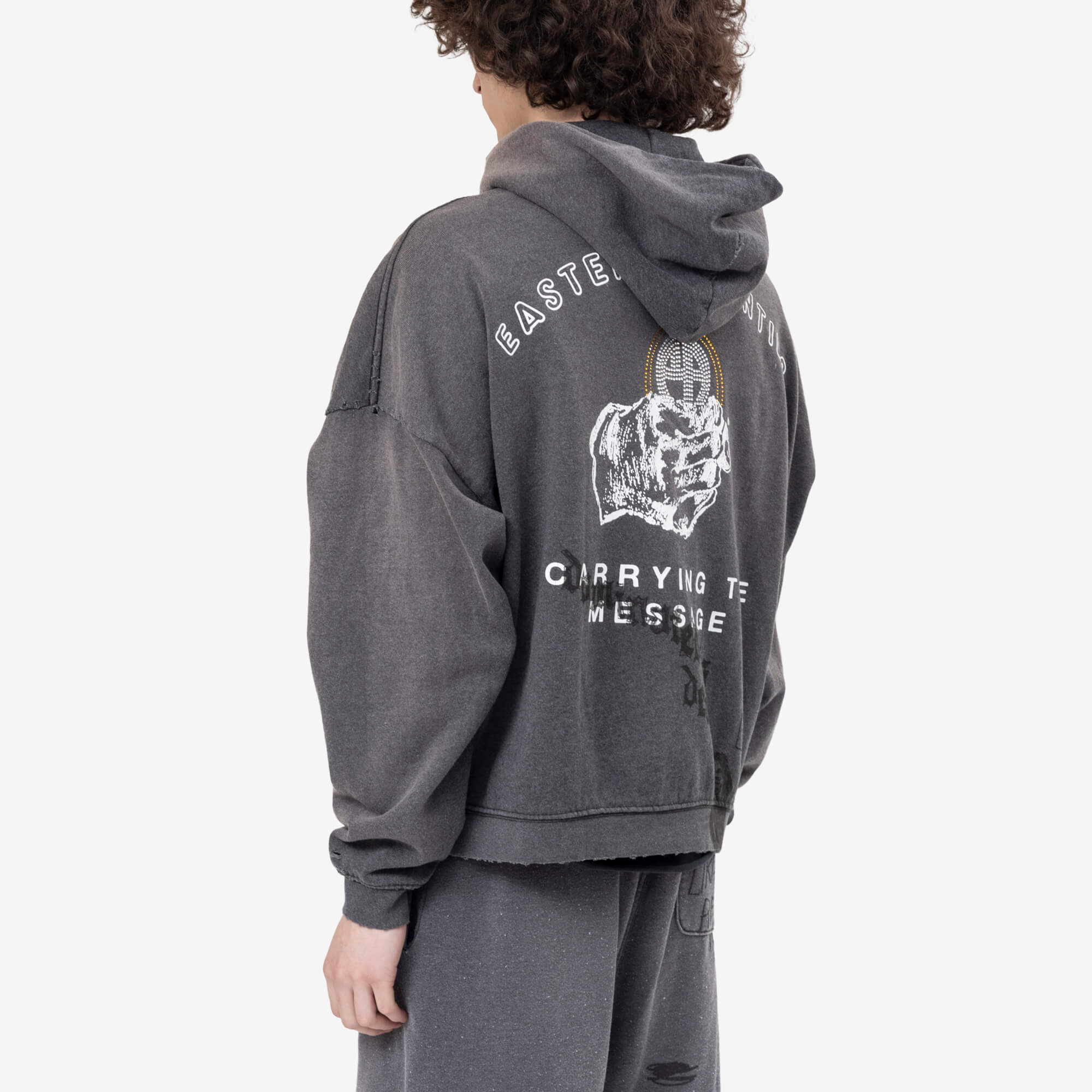 Paly Carrying the Message Zip Hoody Vintage Black - 4