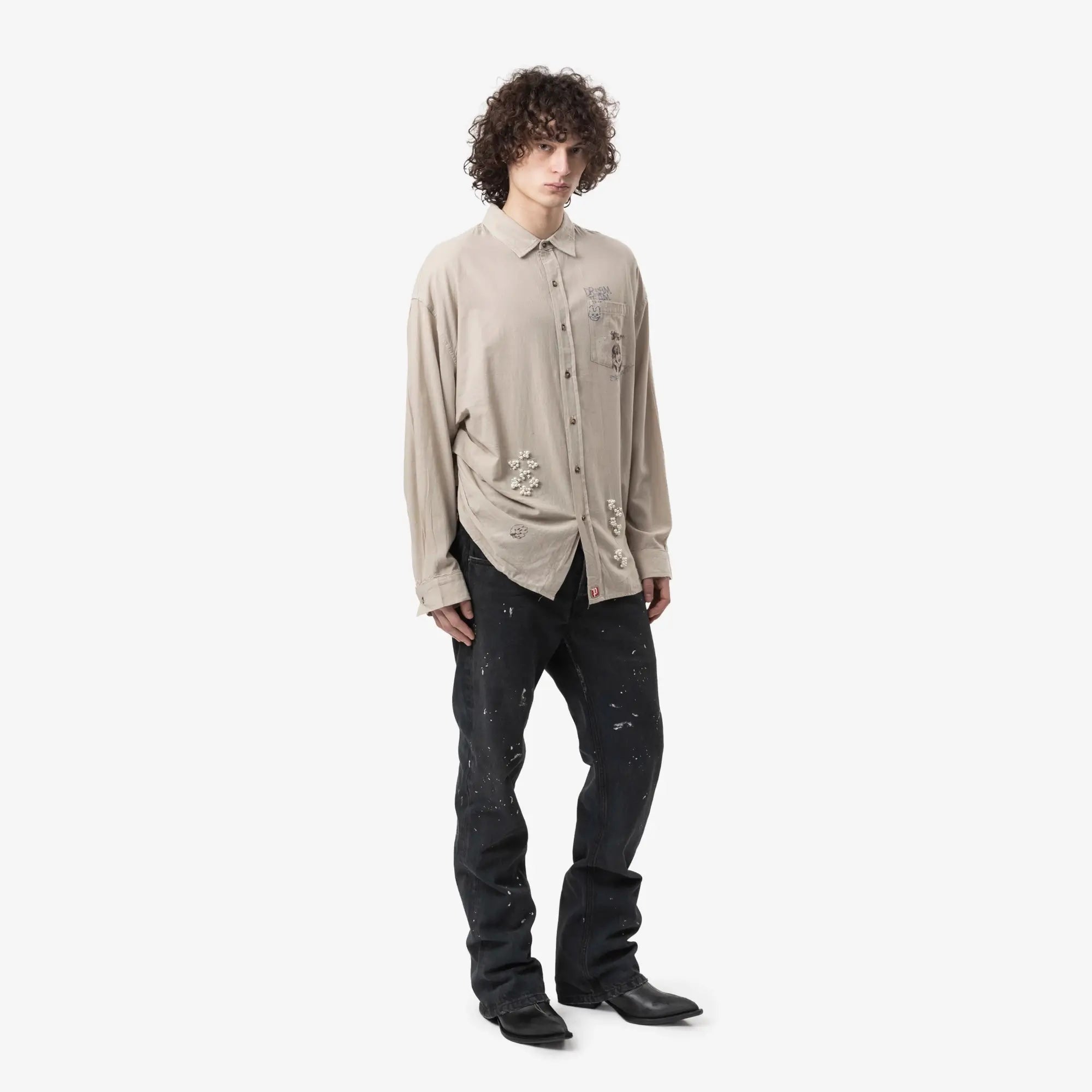 Paly Eternal Youth Oversize Shirt Grey - 2