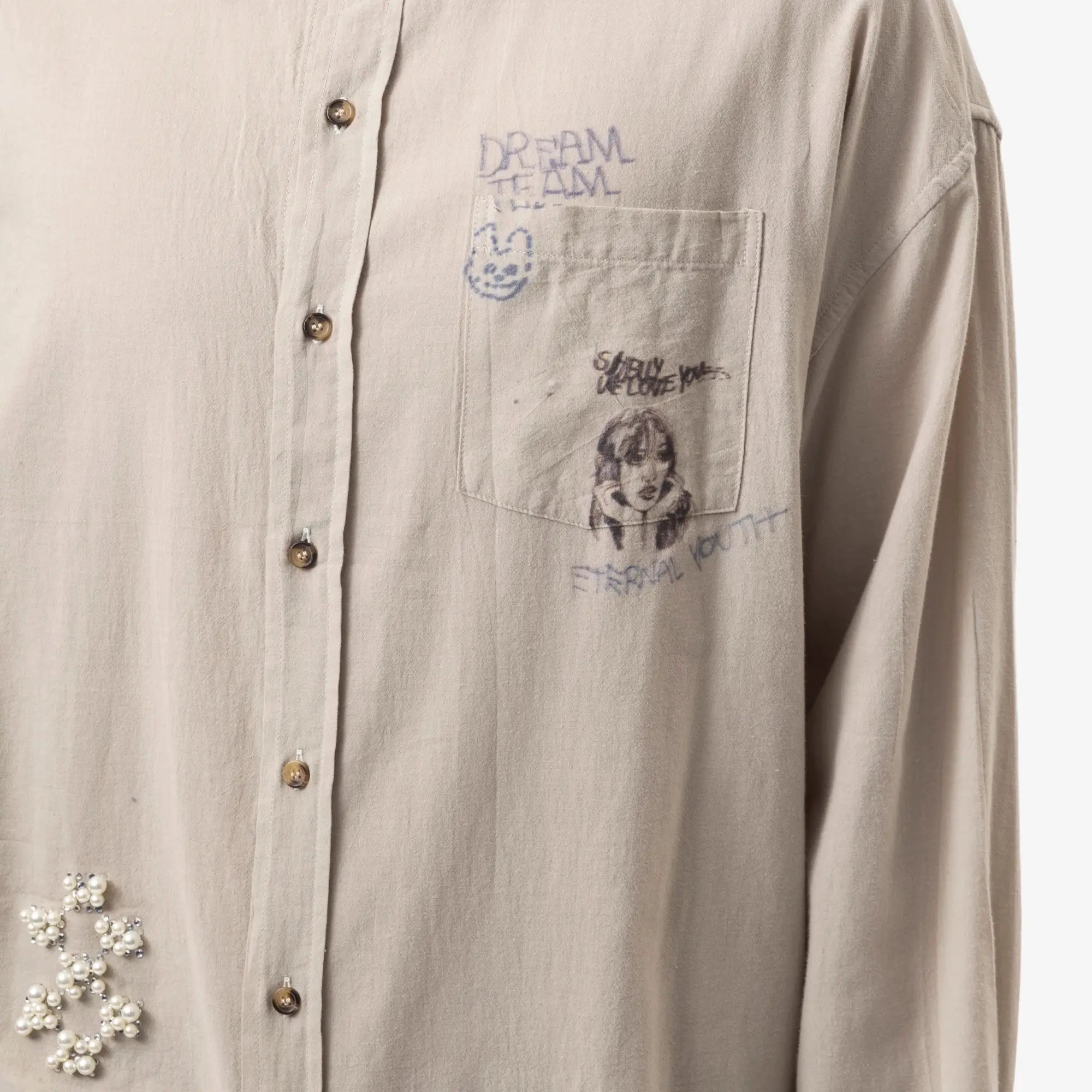 Paly Eternal Youth Oversize Shirt Grey - 5