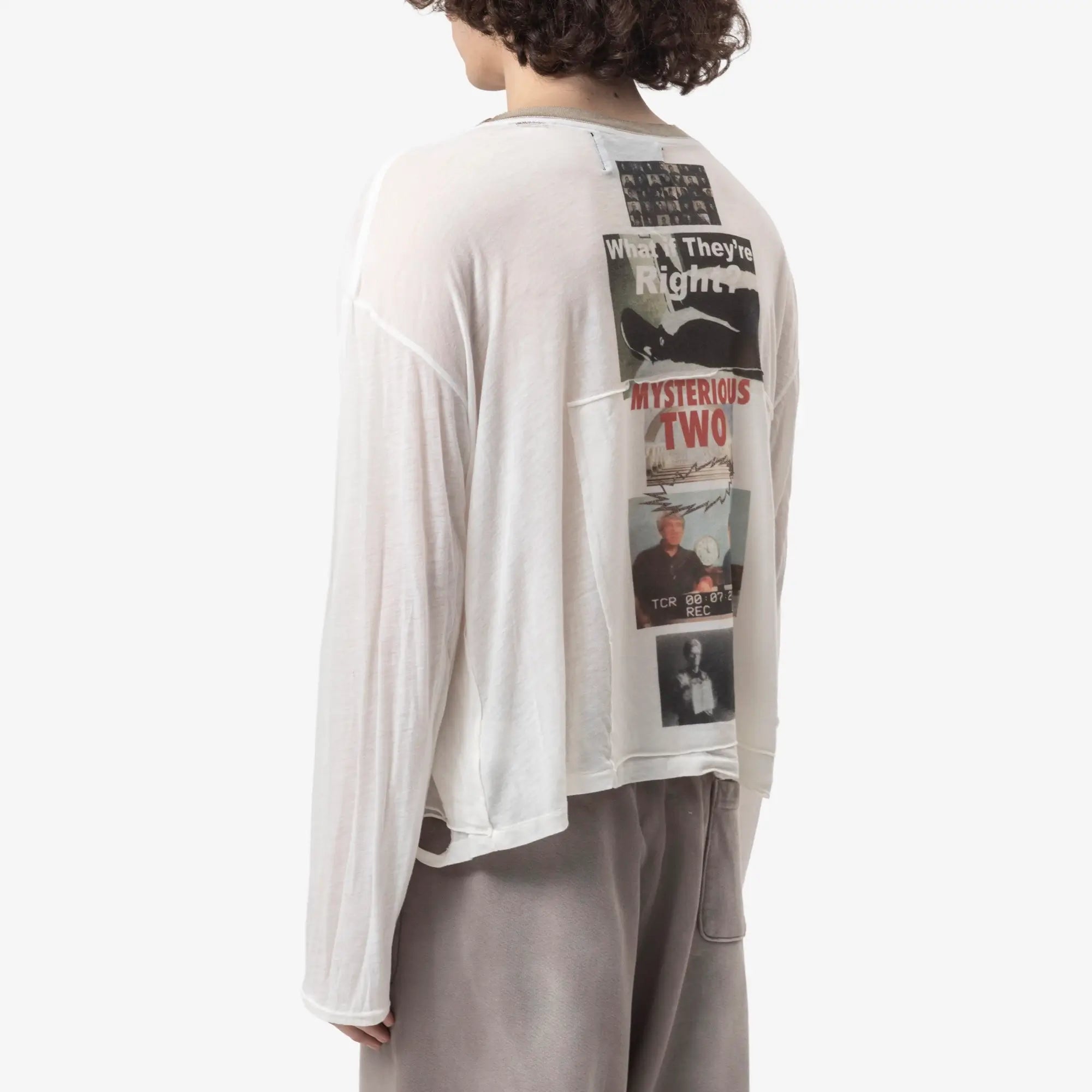 Paly Heavens Gate Ringer LS T-Shirt White - 4