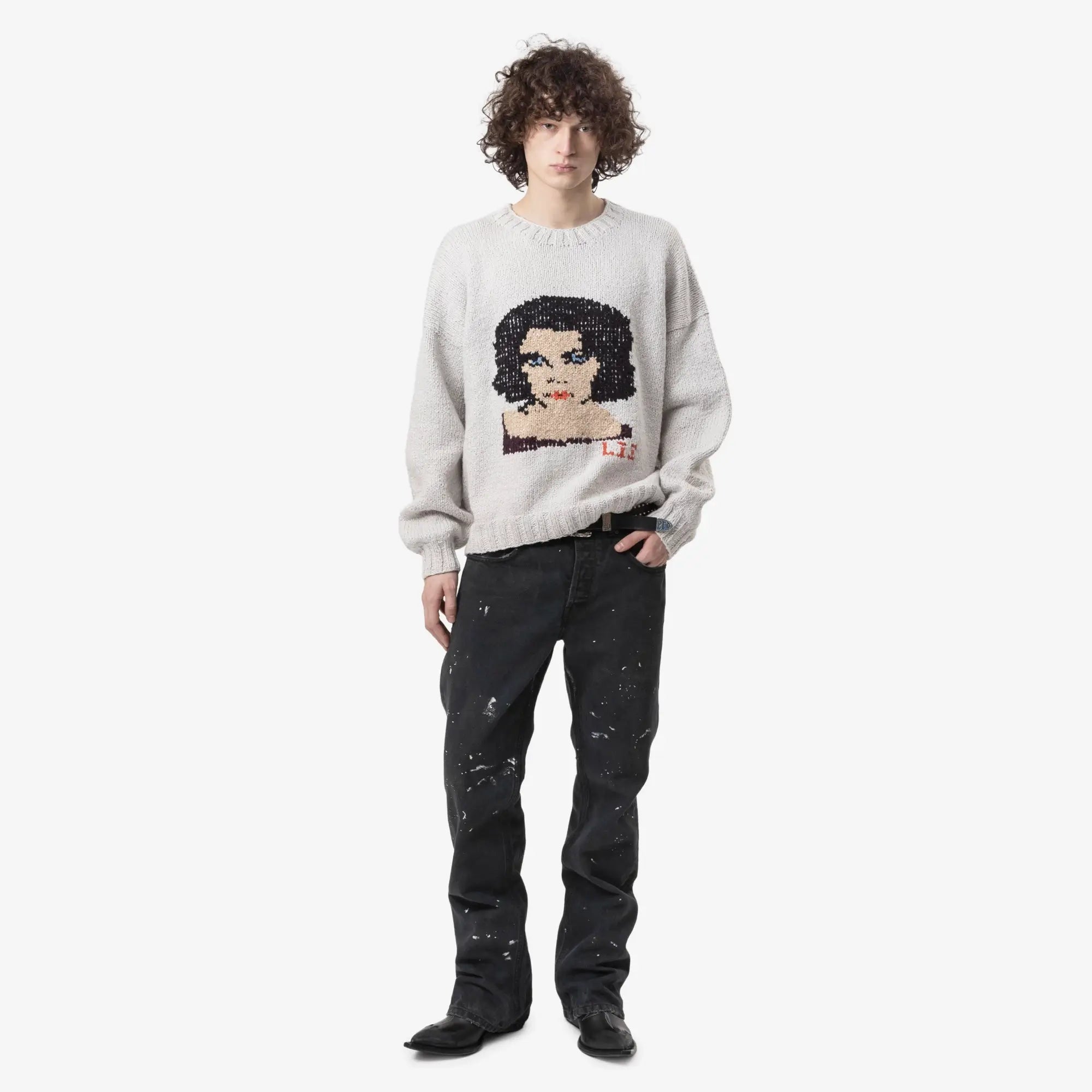 Paly Liz Hand - Knit Sweater Grey - 2
