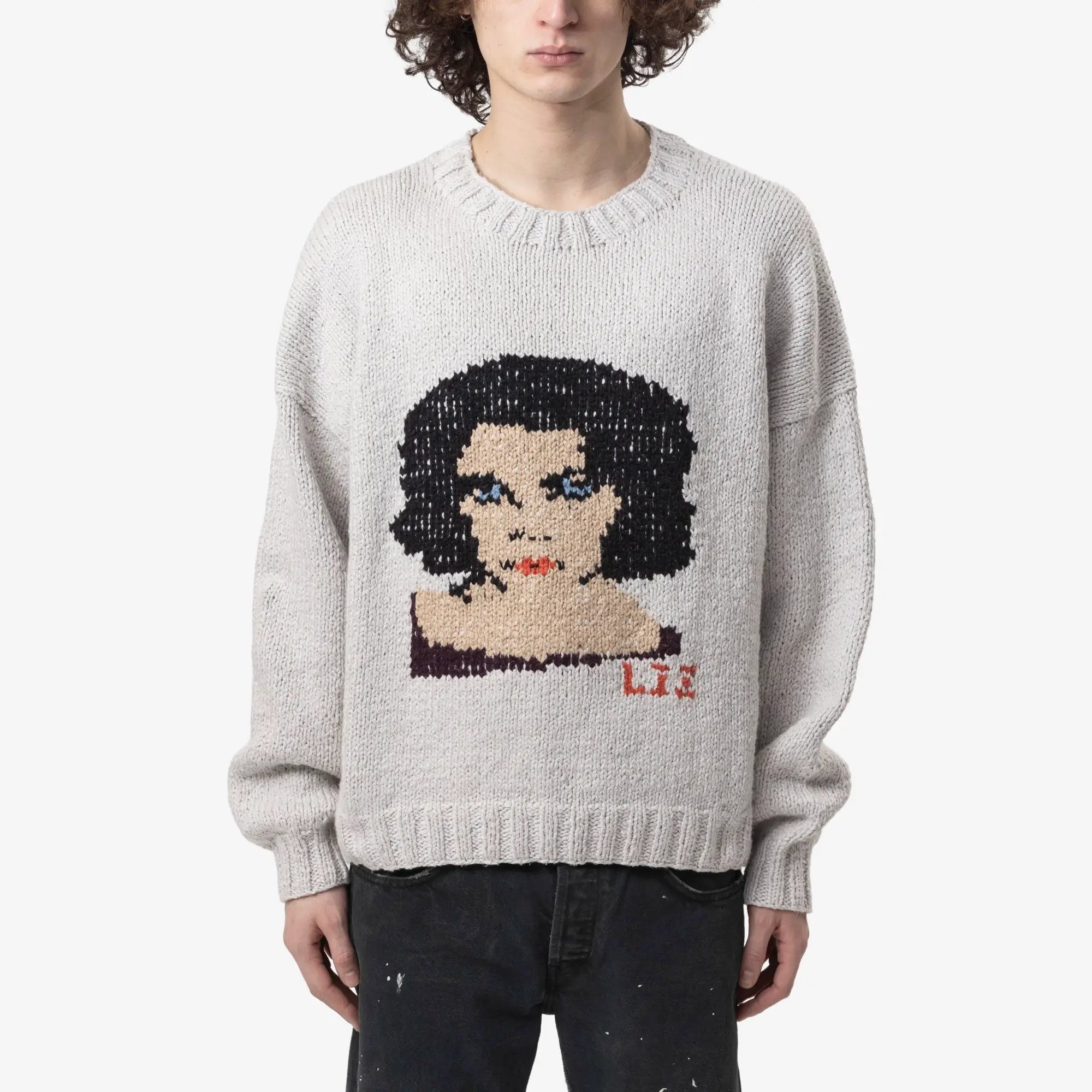 Paly Liz Hand - Knit Sweater Grey - 1