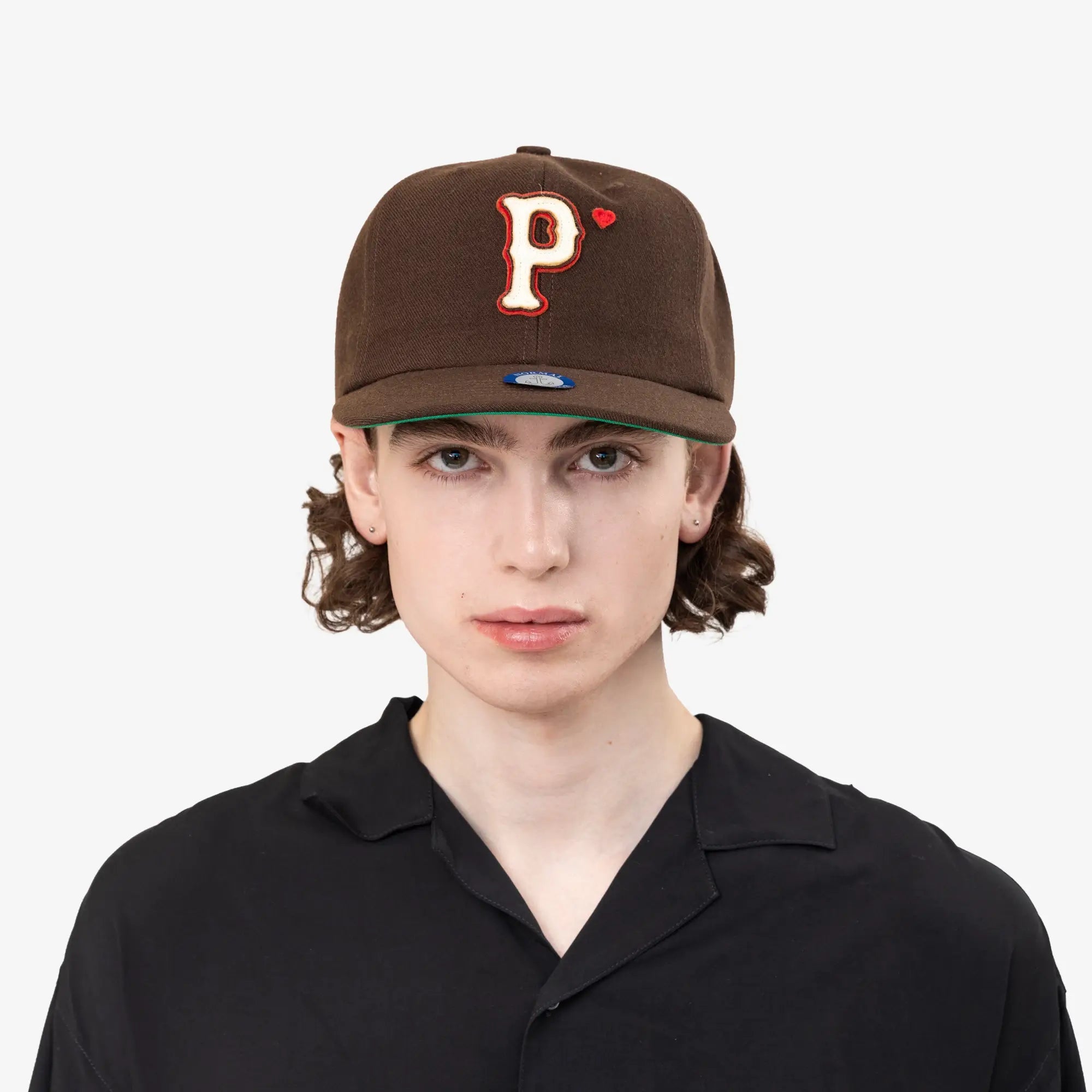 Paly P Wool Baseball Cap Brown - 2