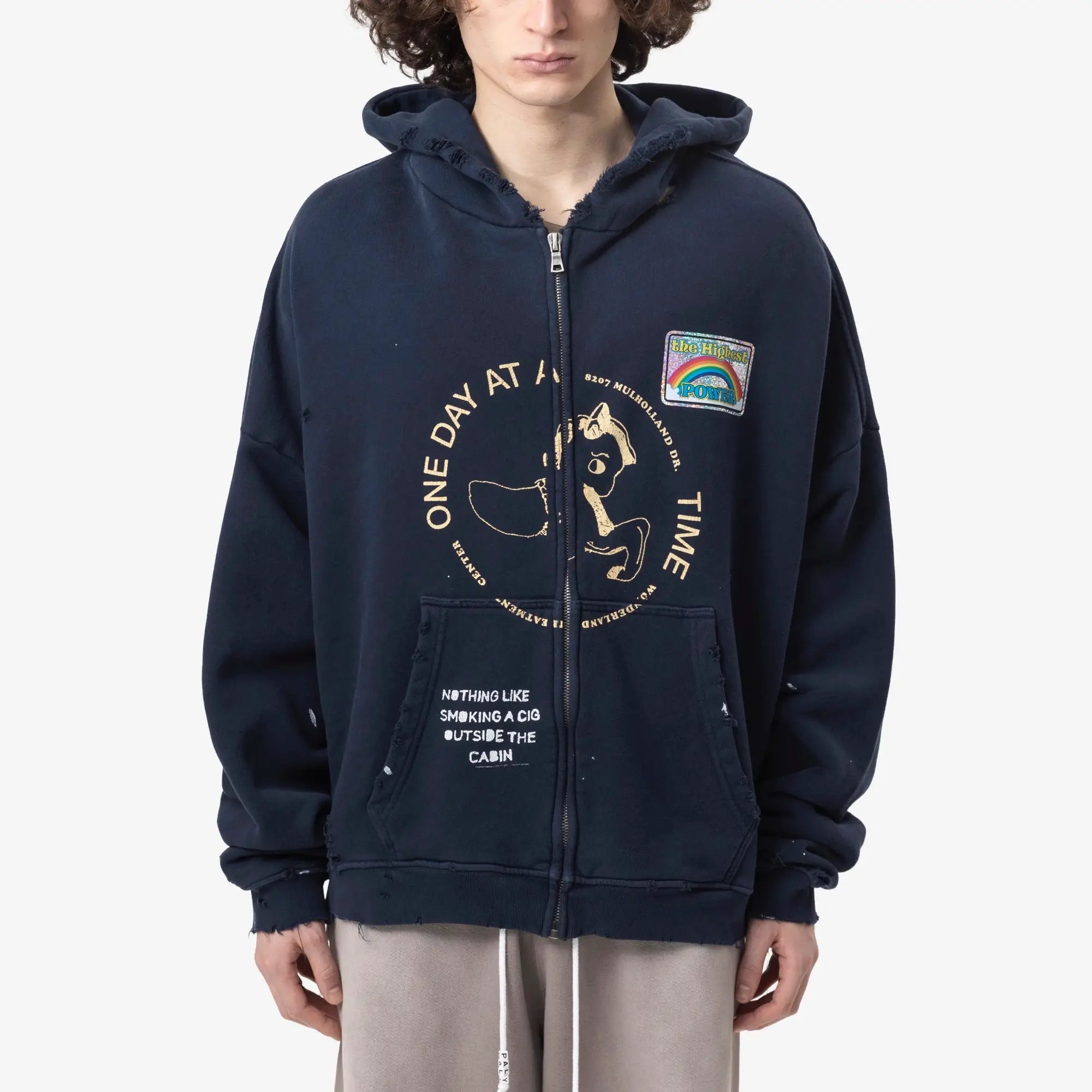 Paly Treatment Center Zip Hoody Navy - 1