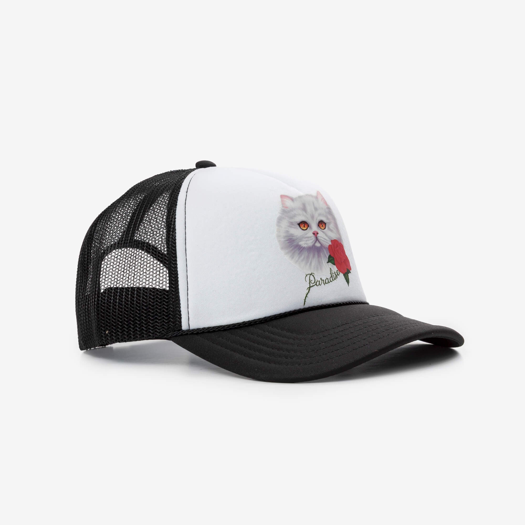 Paradise Purradise Trucker Hat Black - 3