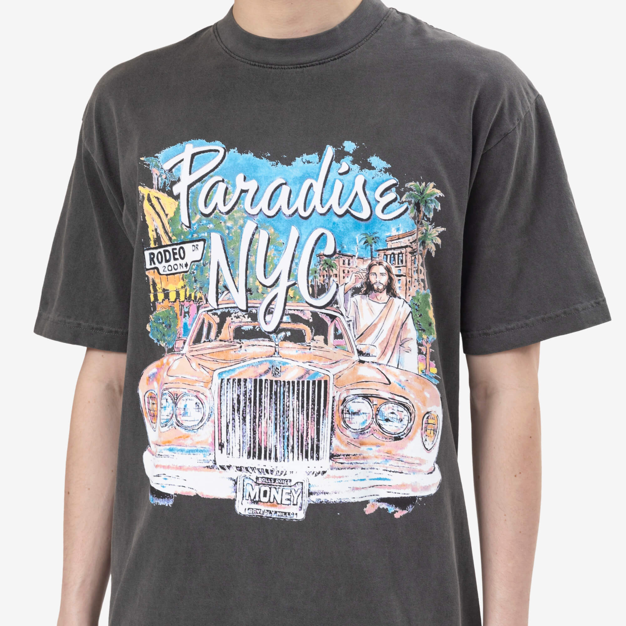Paradise Rodeo Drive T-Shirt Vintage Black - 5