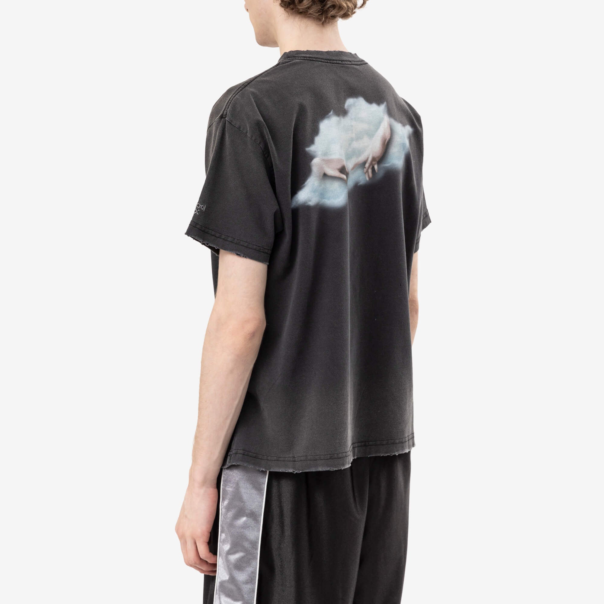Protocol Index Centerline Dart Washed T-Shirt Charcoal-4