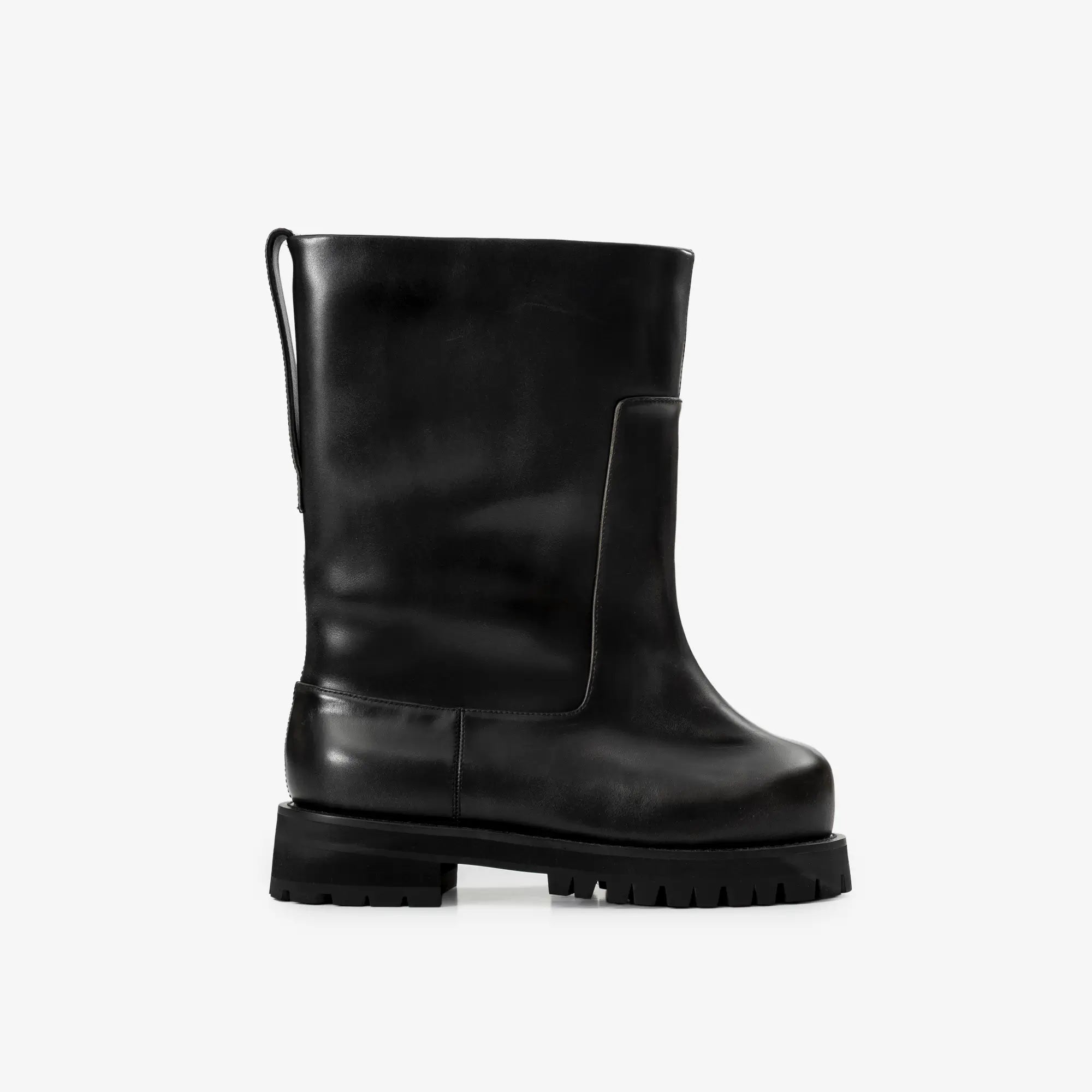 Protocol Index Distressed Shaft Boots Black - 3