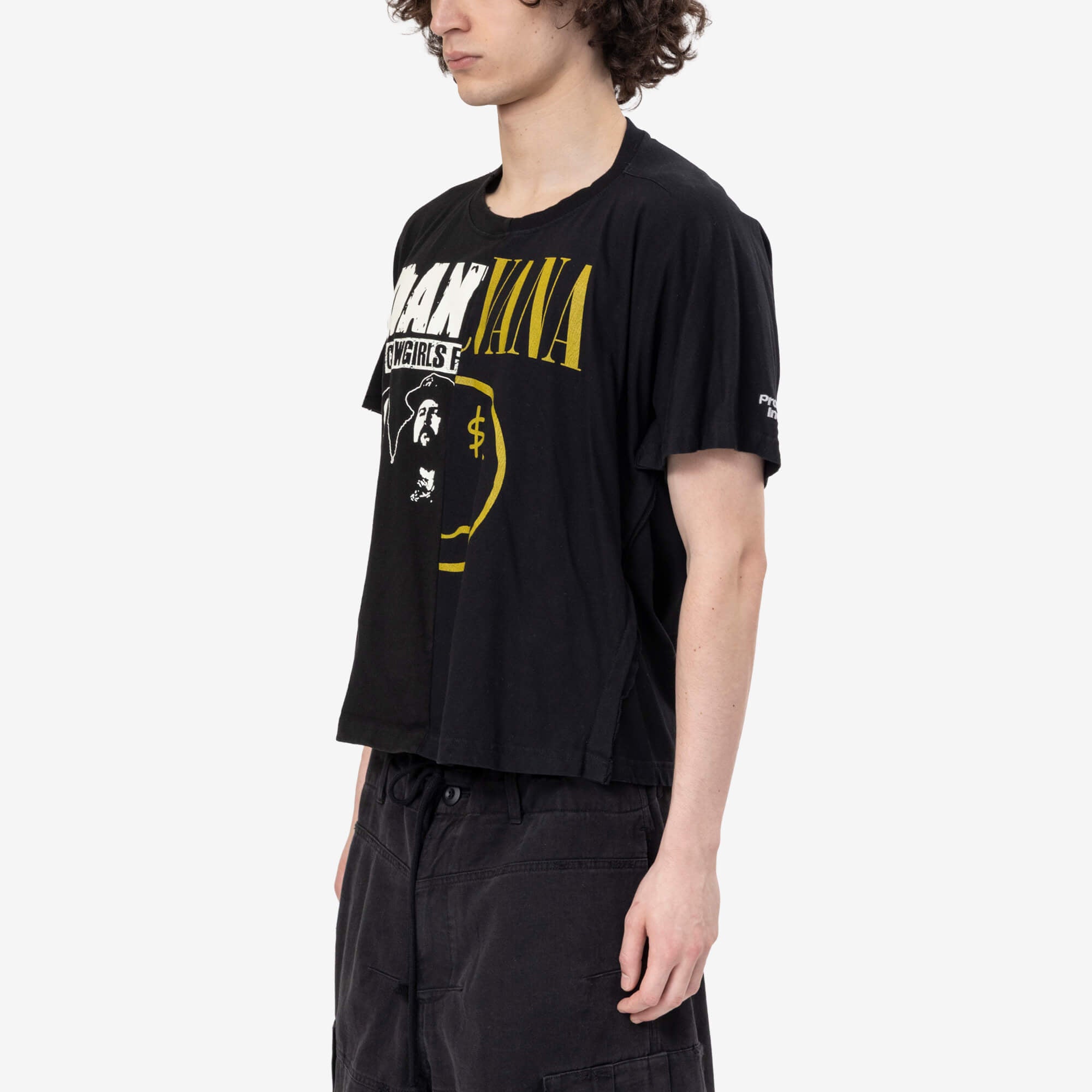 Protocol Index Fake Shoulder Seam T-Shirt Black - 3