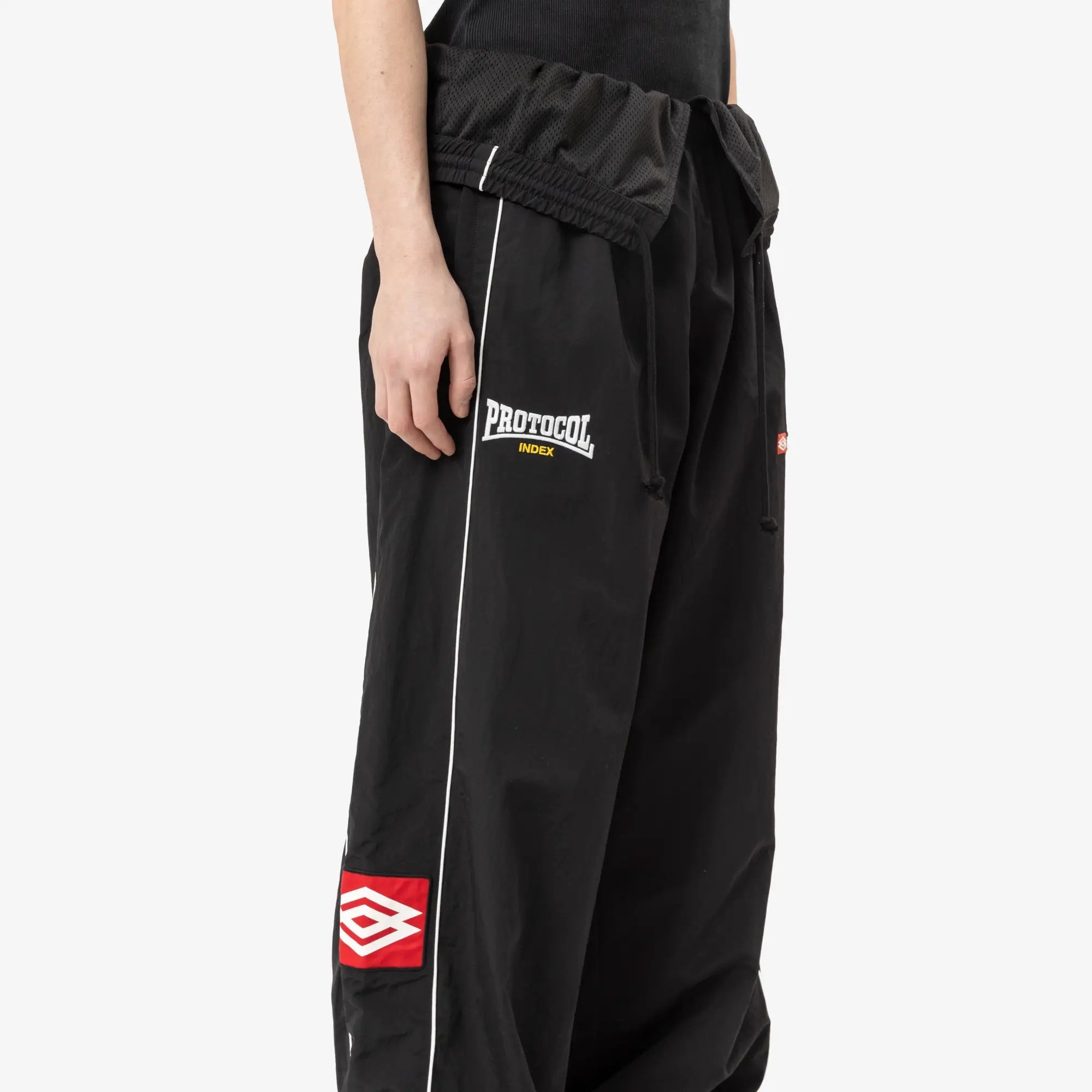 Protocol Index Folded Track Pants Black - 4