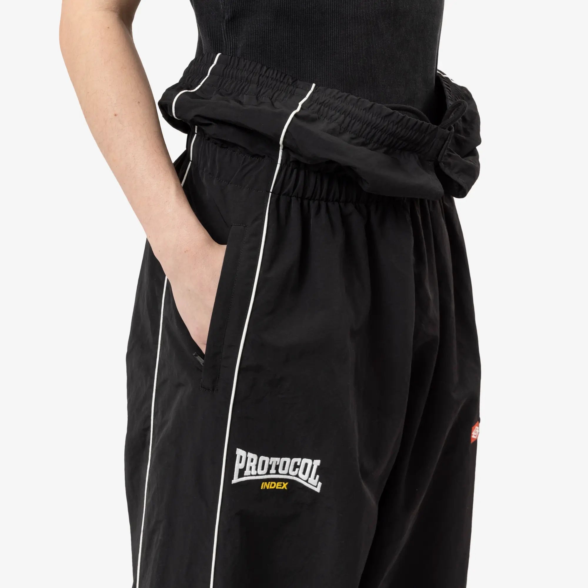 Protocol Index Folded Track Pants Black - 6