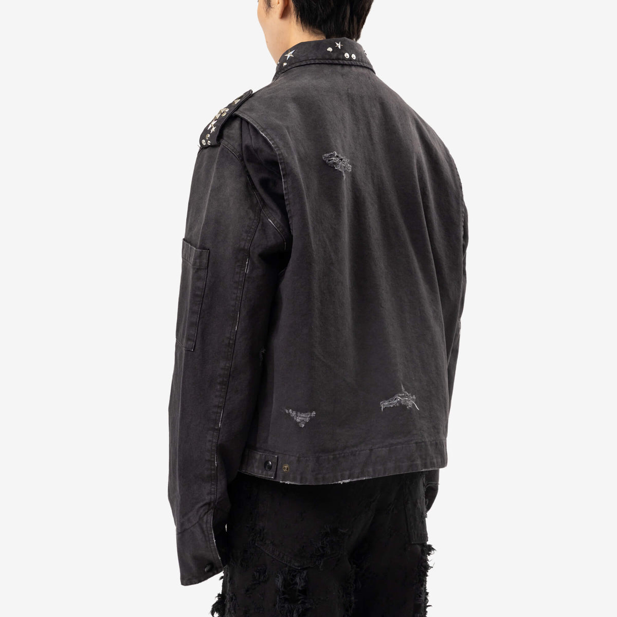 Protocol Index Studded Work Jacket Black-4