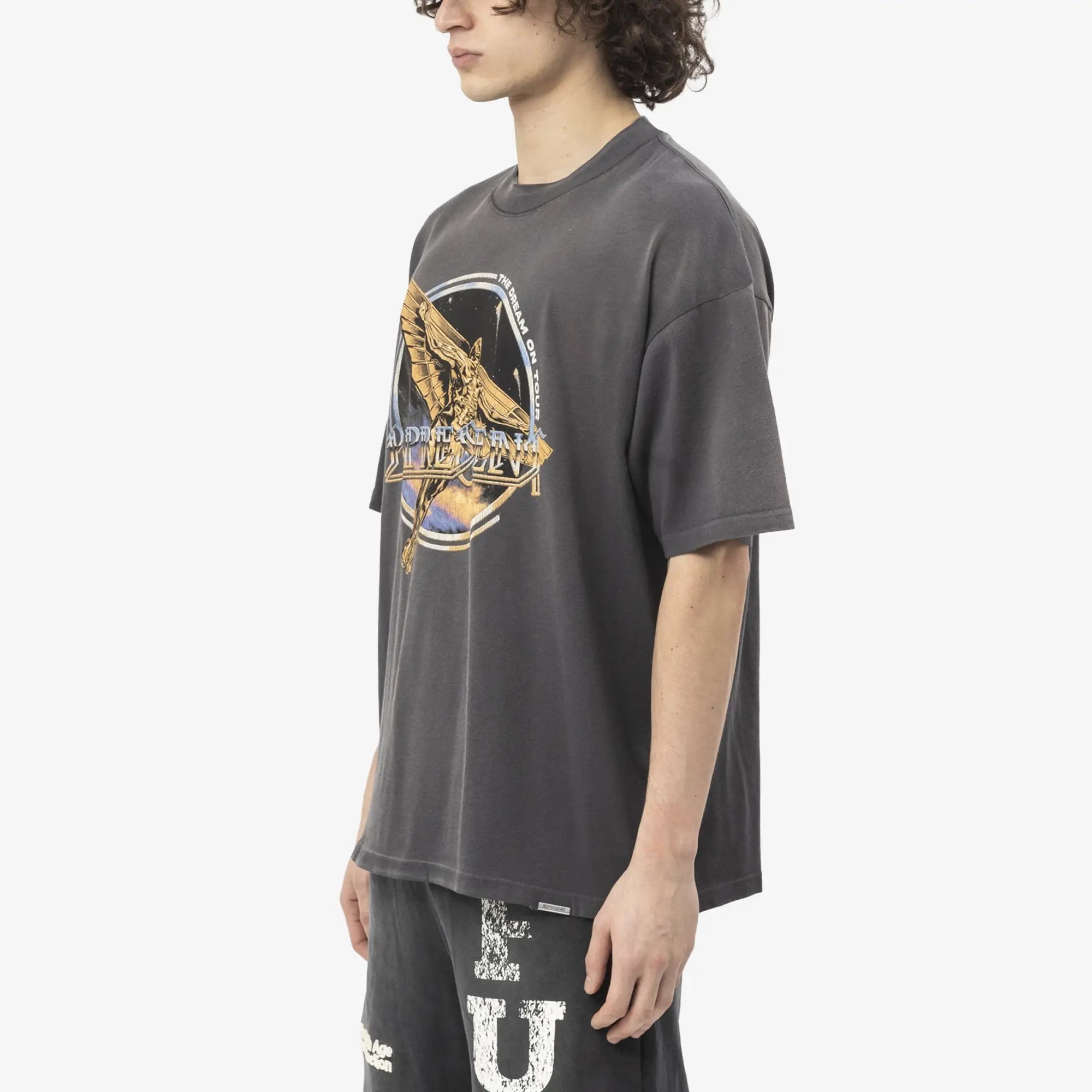 Represent Golden Tour T-Shirt Sun Fade Grey - 3
