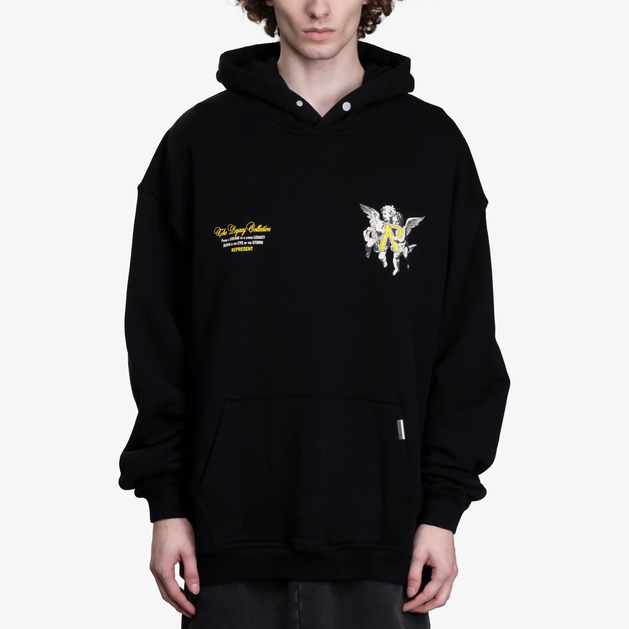 Represent Legacy Cherubs Hoody Jet Black - 1