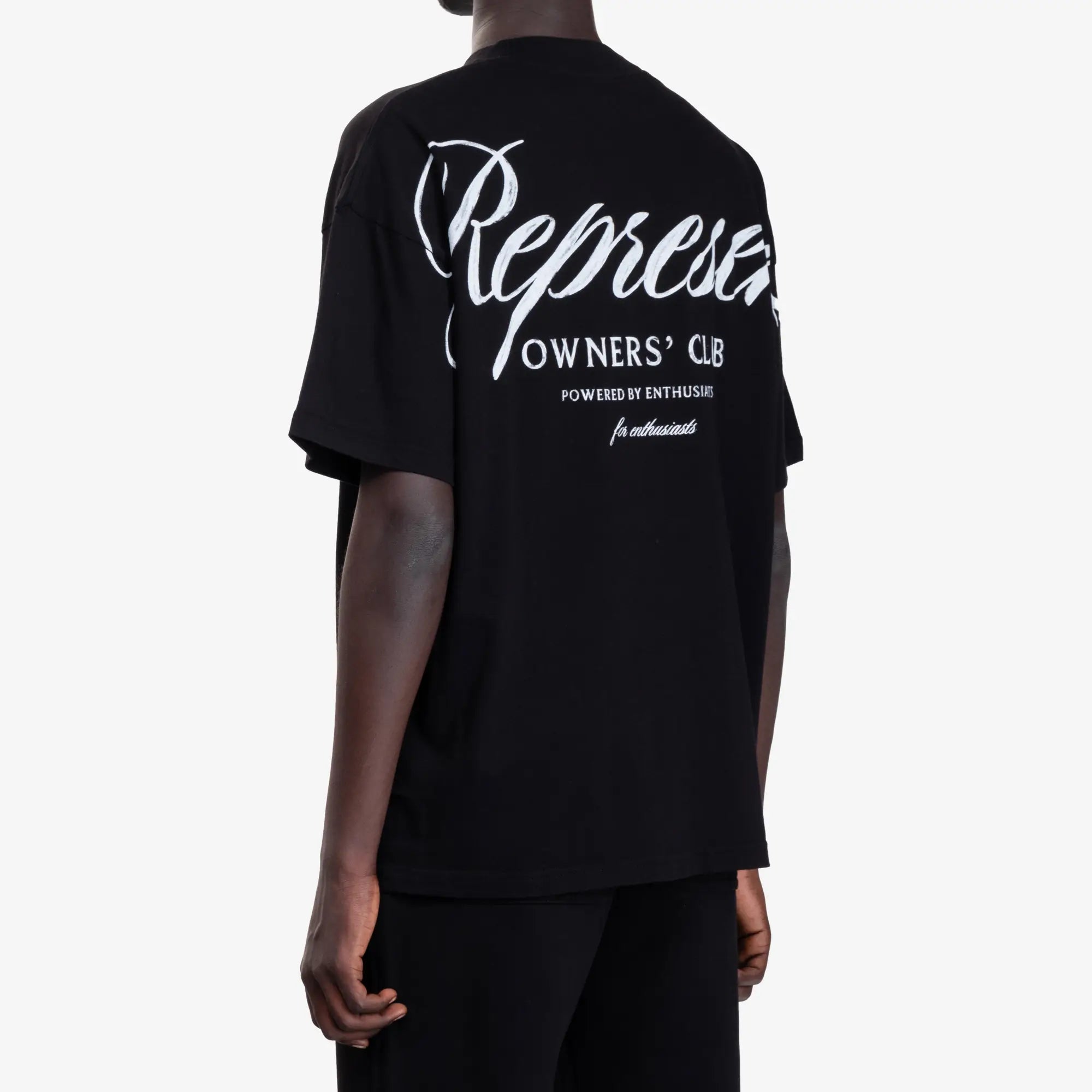 Represent Owners Club Script T-Shirt Black - 4