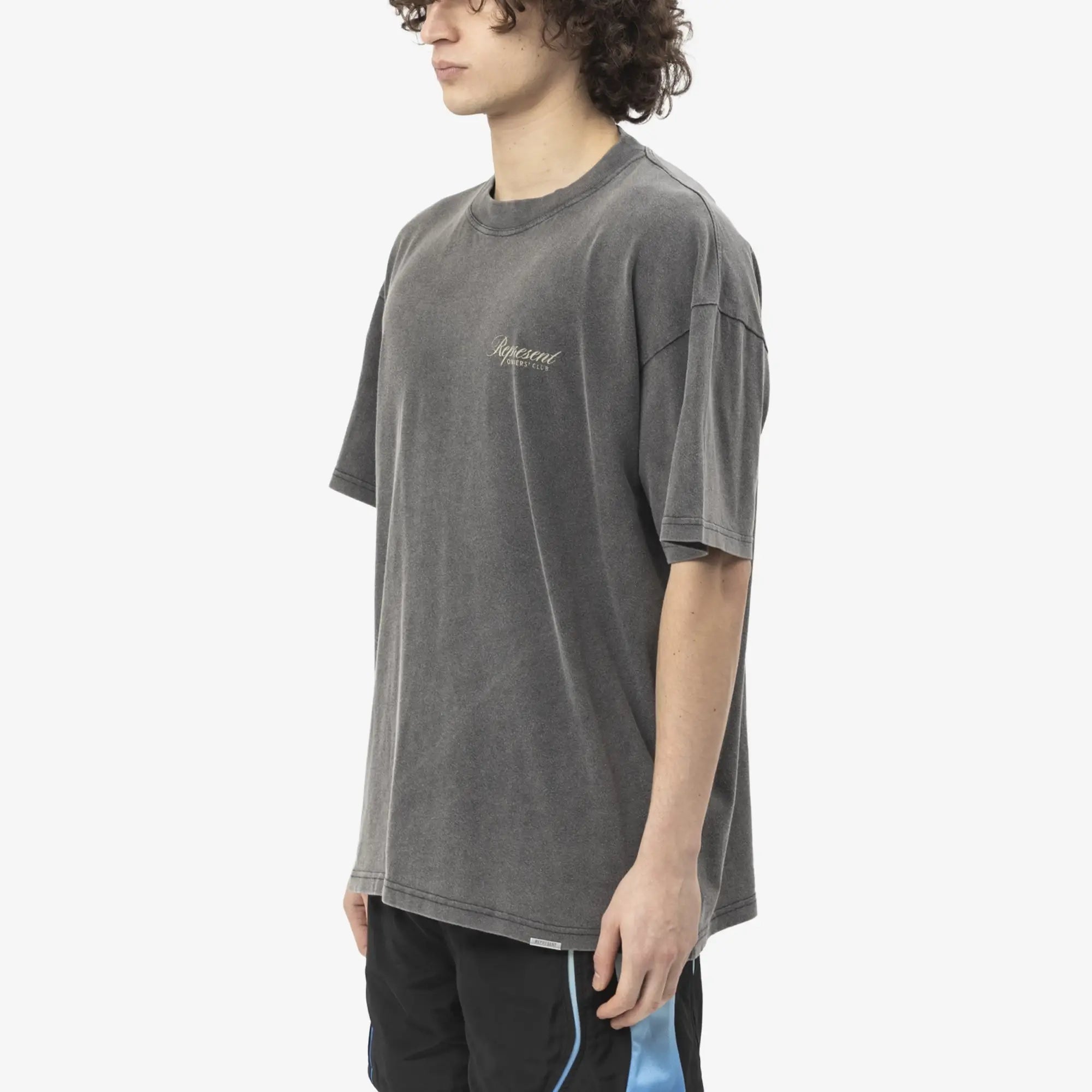 Represent Represent Owners Club Script T-Shirt Vintage Grey - 3