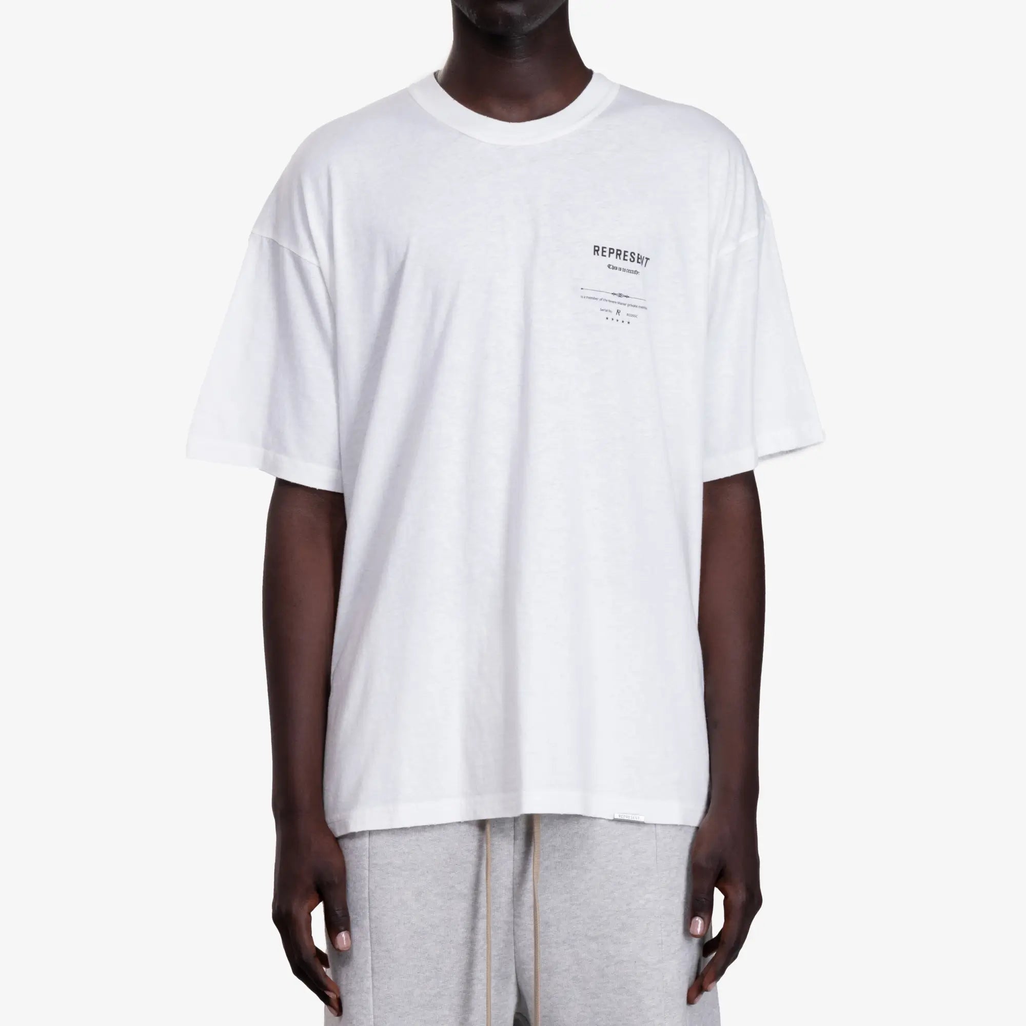 Represent Revere Manor T-Shirt Aged White - 1