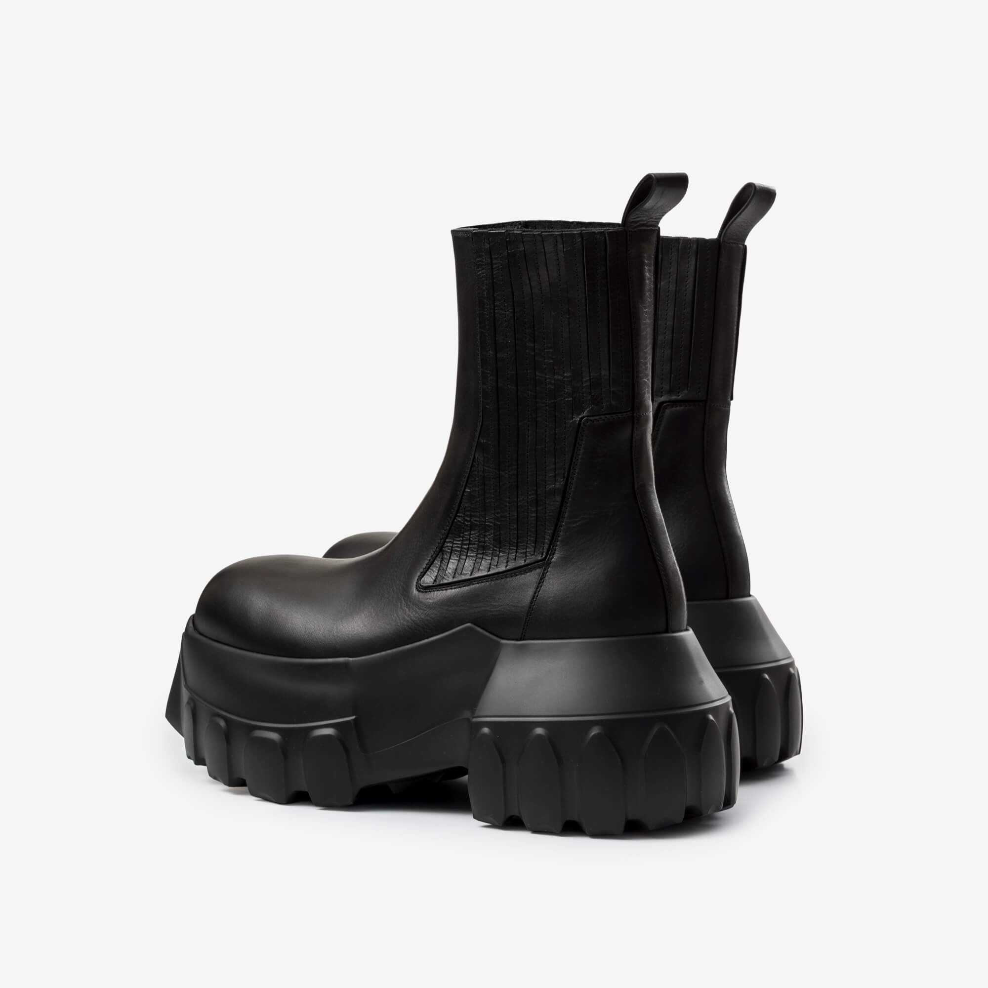 Rick Owens Beatle Mega Tractor Boots Black-6